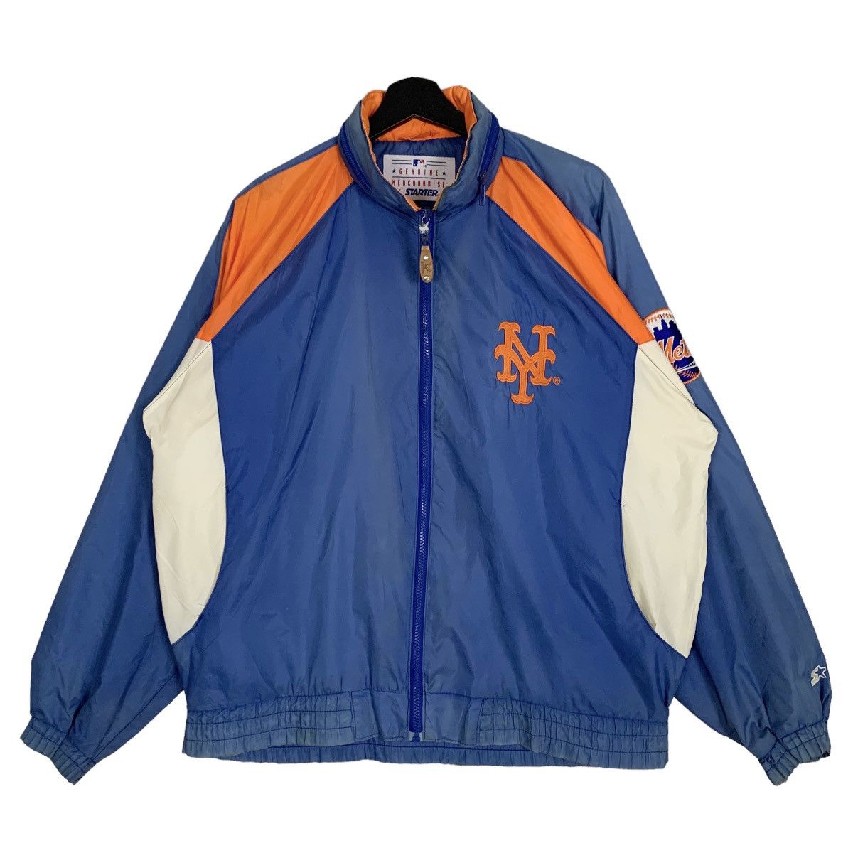 MLB Vintage MLB New York Mets Starter Windbreaker Jacket Size L Size US L / EU 52-54 / 3 - 2 Thumbnail