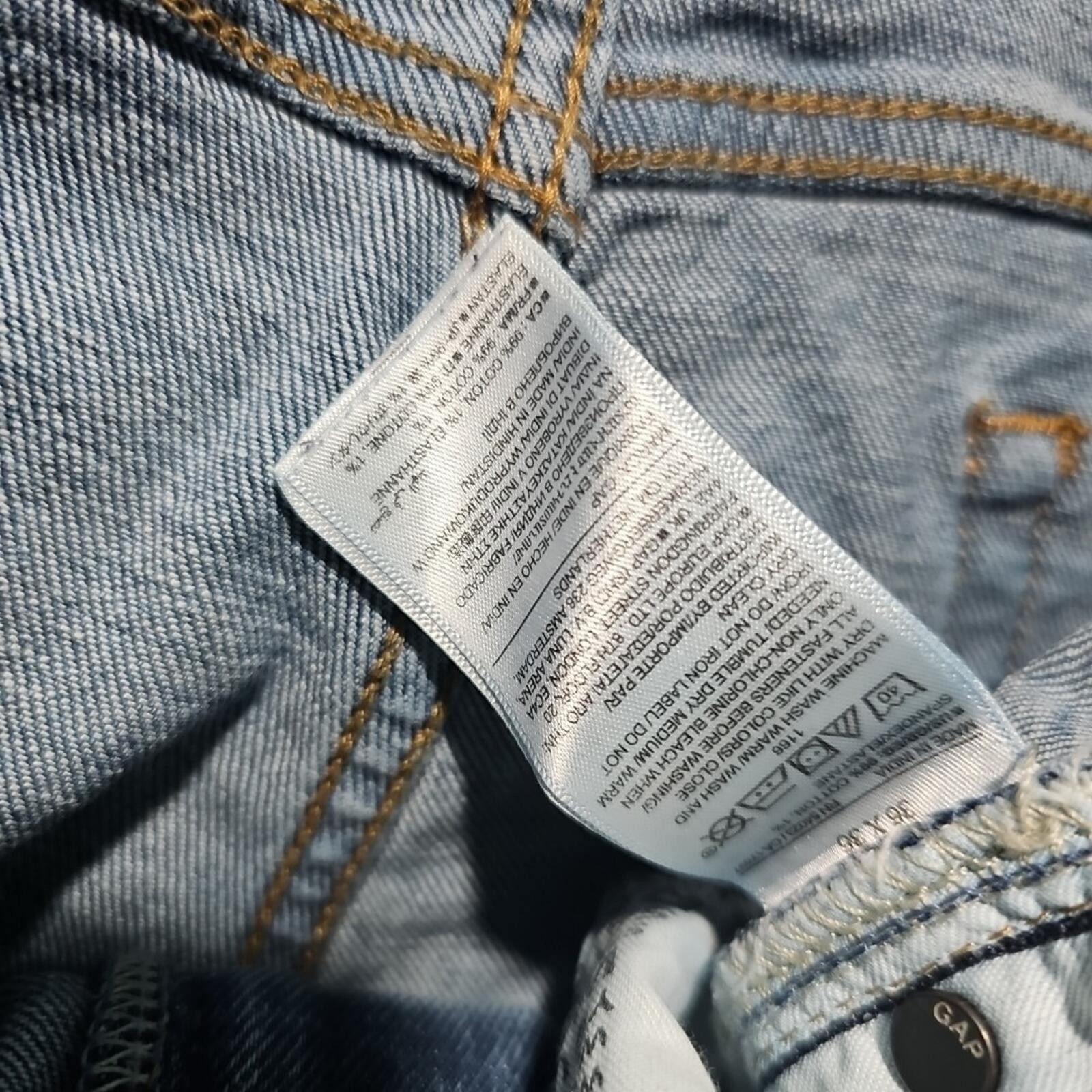 Gap GAP 36/36 Straight Leg Jeans Size US 36 / EU 52 - 3 Thumbnail