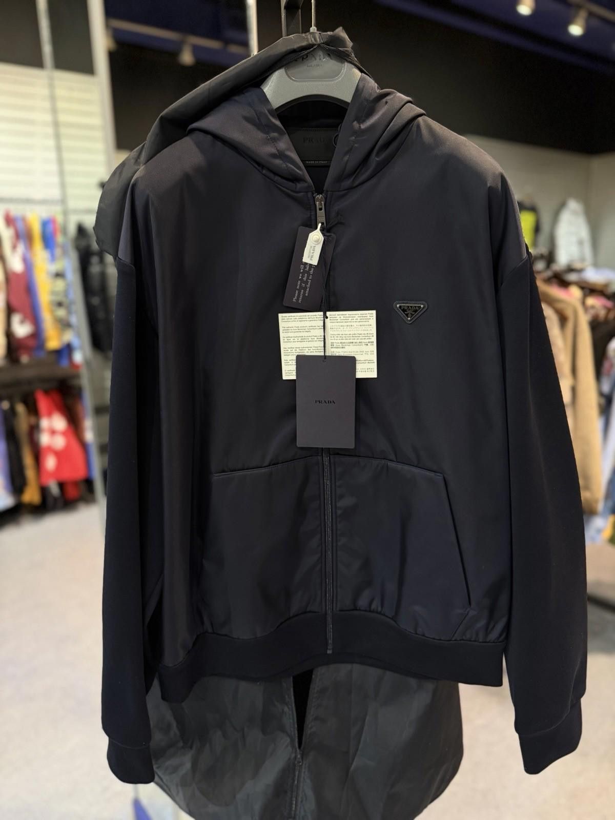 Prada PRADA Re-Nylon Jacket $4000 Retail Brand New Blue Authentic Size US XL / EU 56 / 4 - 1 Thumbnail