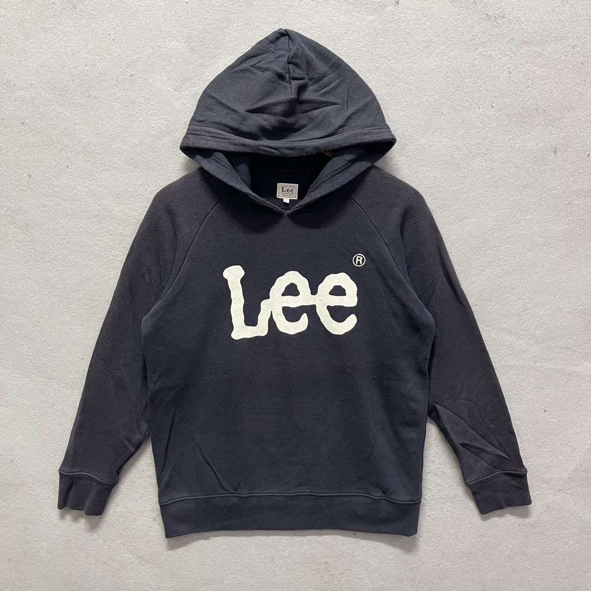 Lee Vintage Lee Union Made Logo Pullover Hoodie – Navy Size US M / EU 48-50 / 2 - 1 Thumbnail