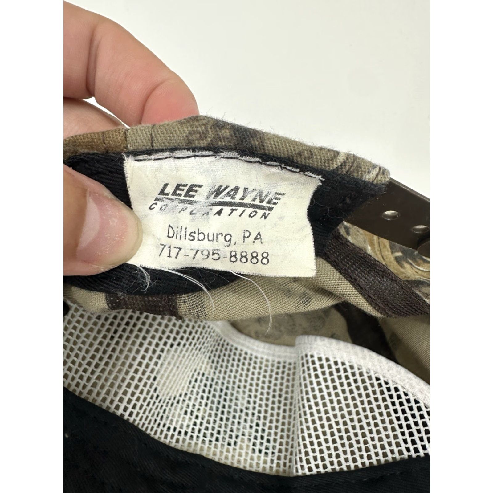 Lee Lee Wayne Baseball Cap Hat Men's Camo Adjustable Lightweight Outdoor One Size Green Camouflage Hat Size ONE SIZE - 4 Thumbnail