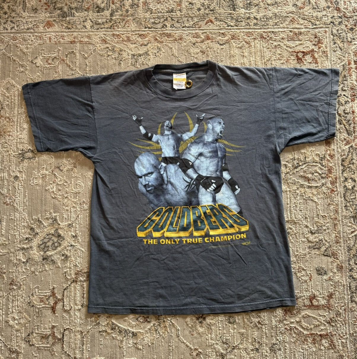 Vintage × WCW/nWo × WWE Rare 90s vintage Bill Goldberg 1999 WCW True Champion Size US XL / EU 56 / 4 - 1 Thumbnail