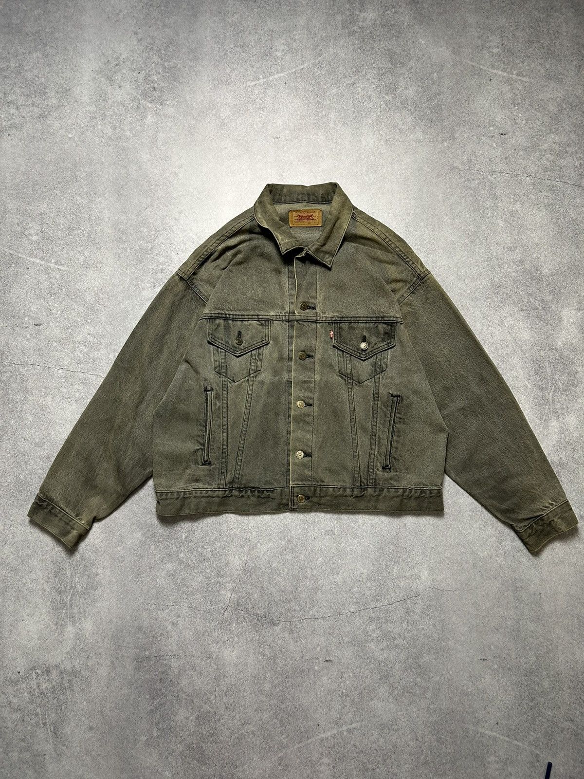 Vintage 90’s Levi’s Type 3 Faded Denim USA Trucker Jacket