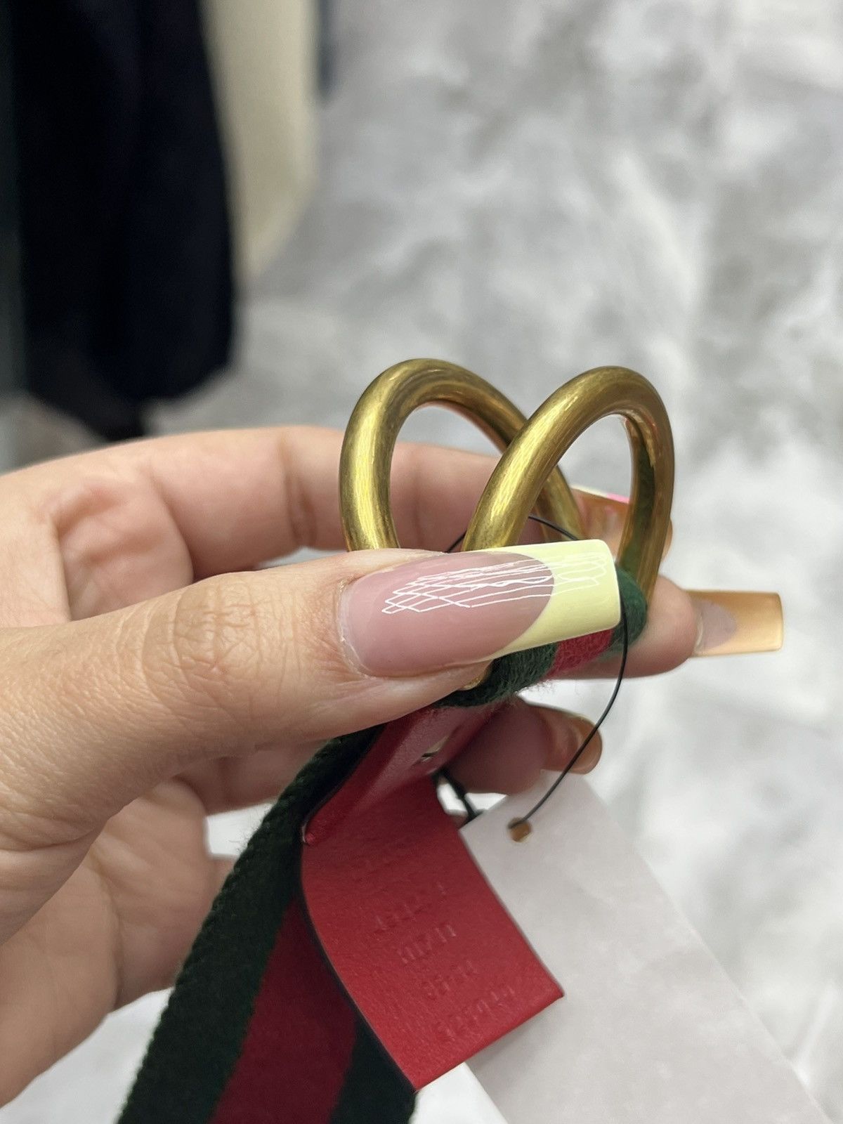 Gucci Gucci Web Feline D Ring Belt Size ONE SIZE - 6 Thumbnail