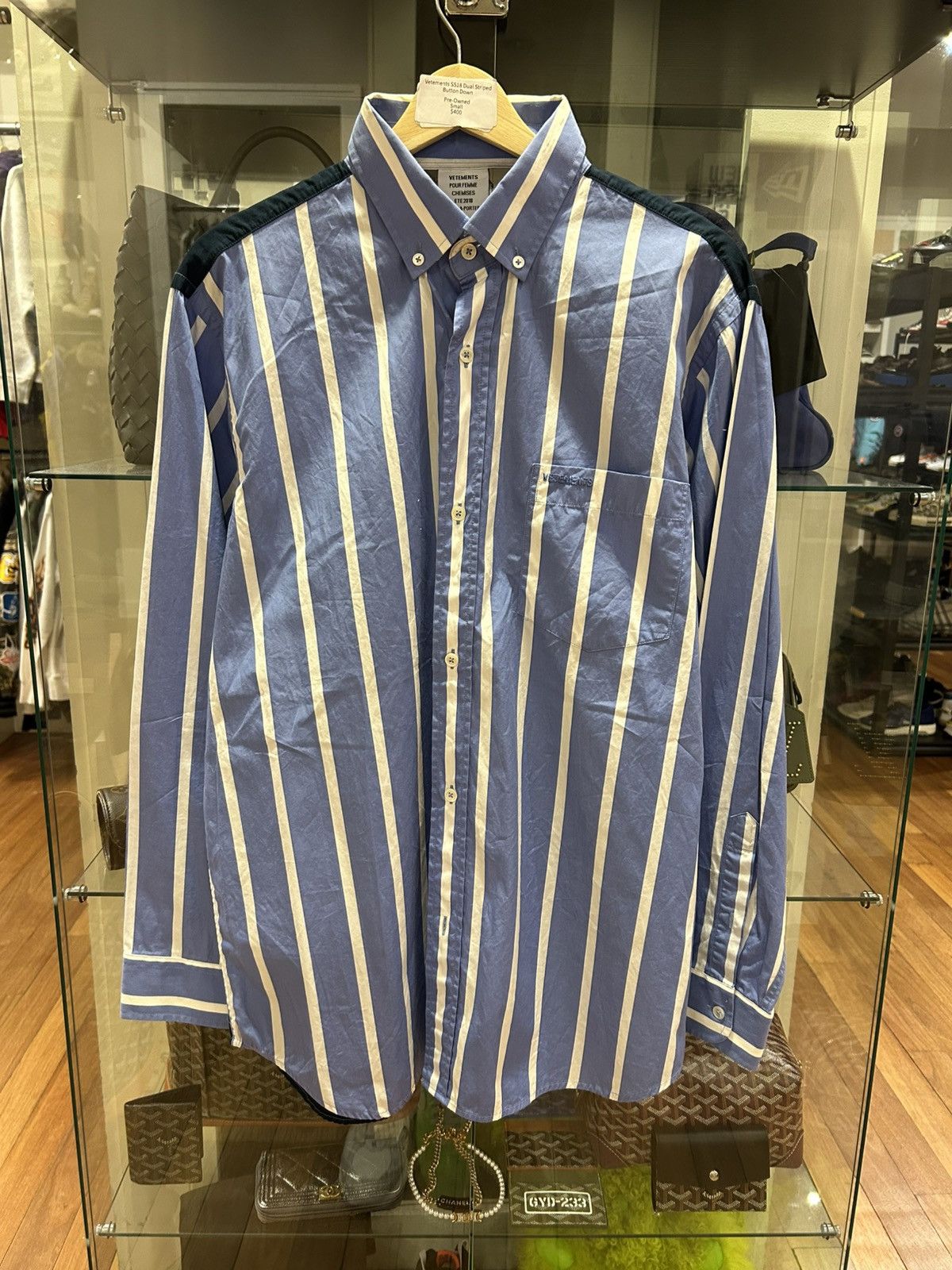 Vetements Vetements SS18 Dual Striped Button Down Size US XS / EU 42 / 0 - 1 Thumbnail