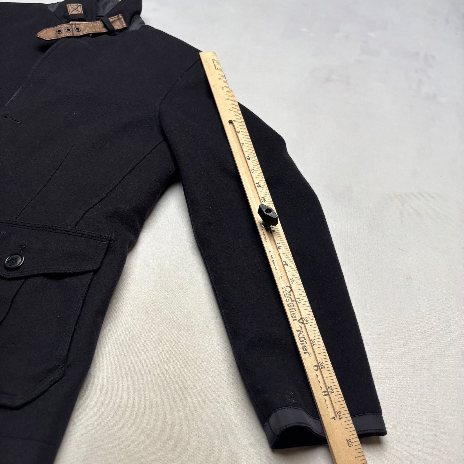 Barbour × J.Crew $449 Barbour Barkston Great Coat Jacket Men's Medium Wool Size US M / EU 48-50 / 2 - 11 Thumbnail