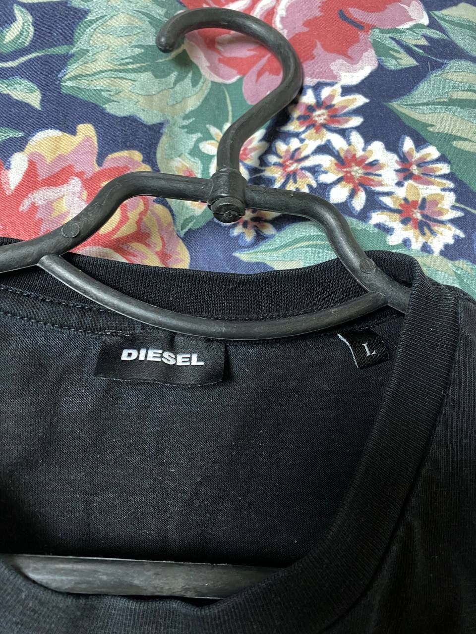 Diesel × Vintage Vintage Diesel Logo Graphic Tee Y2K 00s Punk Rock Size US L / EU 52-54 / 3 - 2 Thumbnail