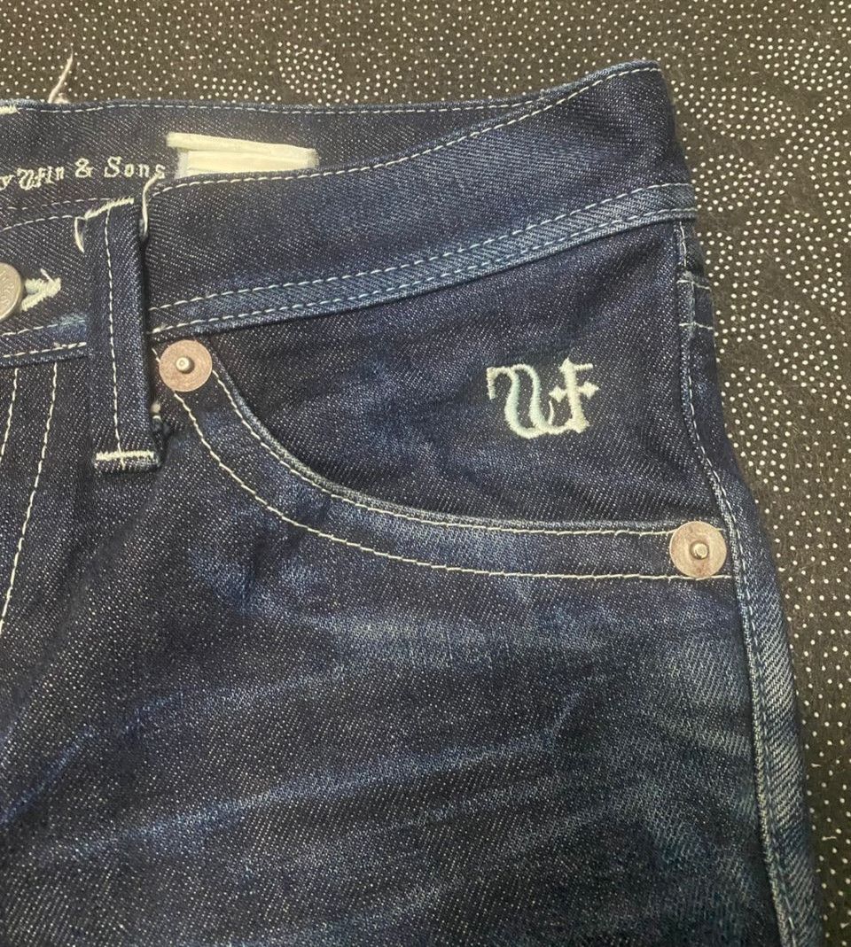 If Six Was Nine 💥FLARE💥DELAY by UFIN & SON DISTRESSED DENIM Size US 30 / EU 46 - 6 Thumbnail