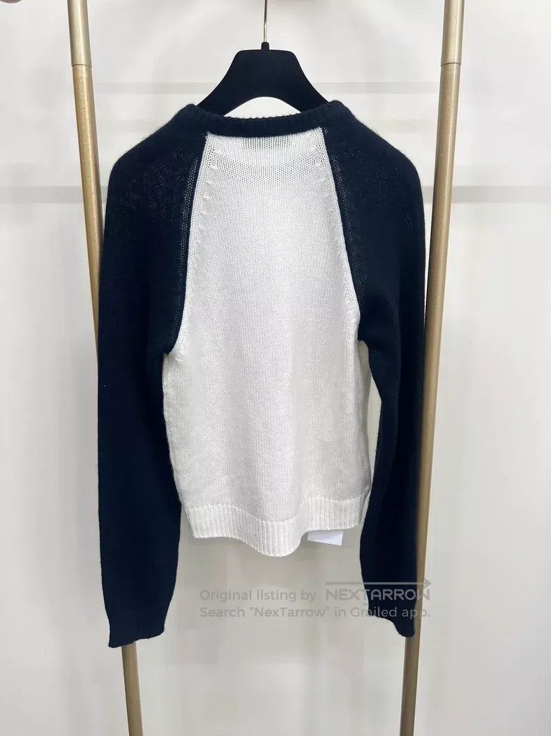Miu Miu Miu Miu 40 Colour matching knitted sweater Size M / US 6-8 / IT 42-44 - 2 Thumbnail