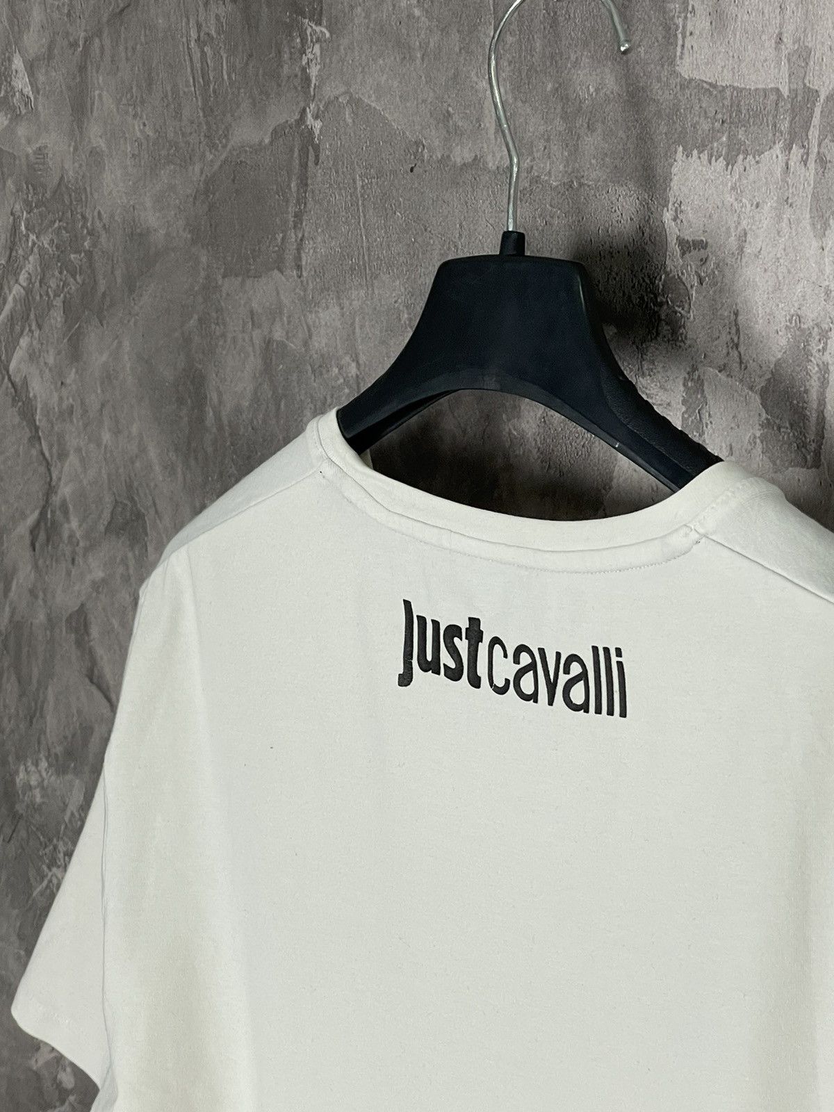 Just Cavalli × Roberto Cavalli Roberto Cavalli Big Logo Snake T Shirt Just Cavalli Y2K Size US M / EU 48-50 / 2 - 2 Thumbnail