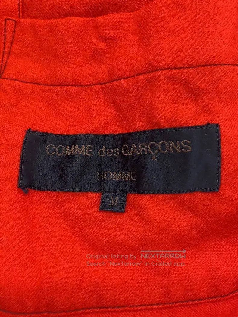 Comme des Garcons Comme Des Garcons Red Wool Overcoat Size M / US 6-8 / IT 42-44 - 6 Thumbnail