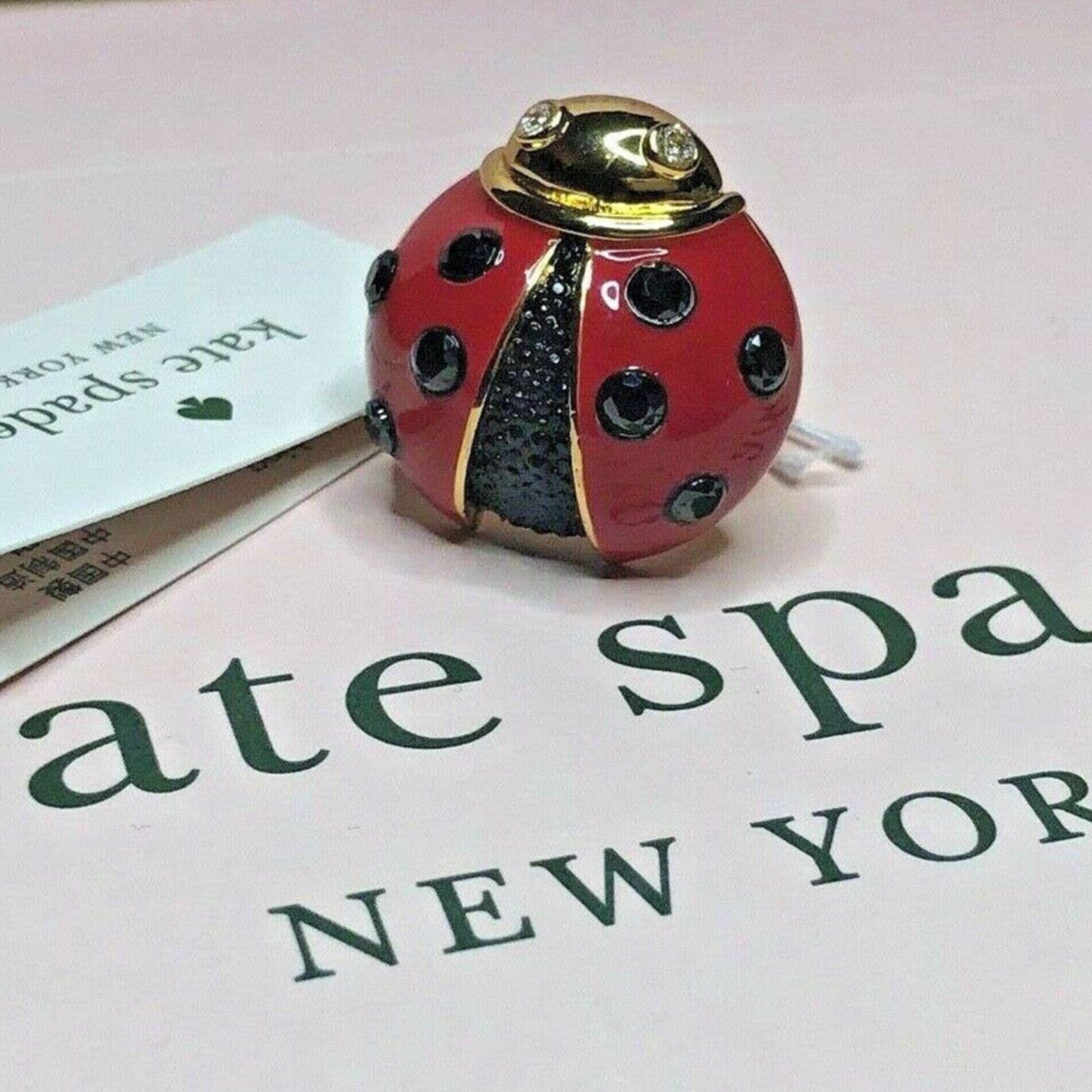 Kate Spade Kate Spade Ladybug Ring Gold Tone Size 6 Size ONE SIZE - 2 Thumbnail
