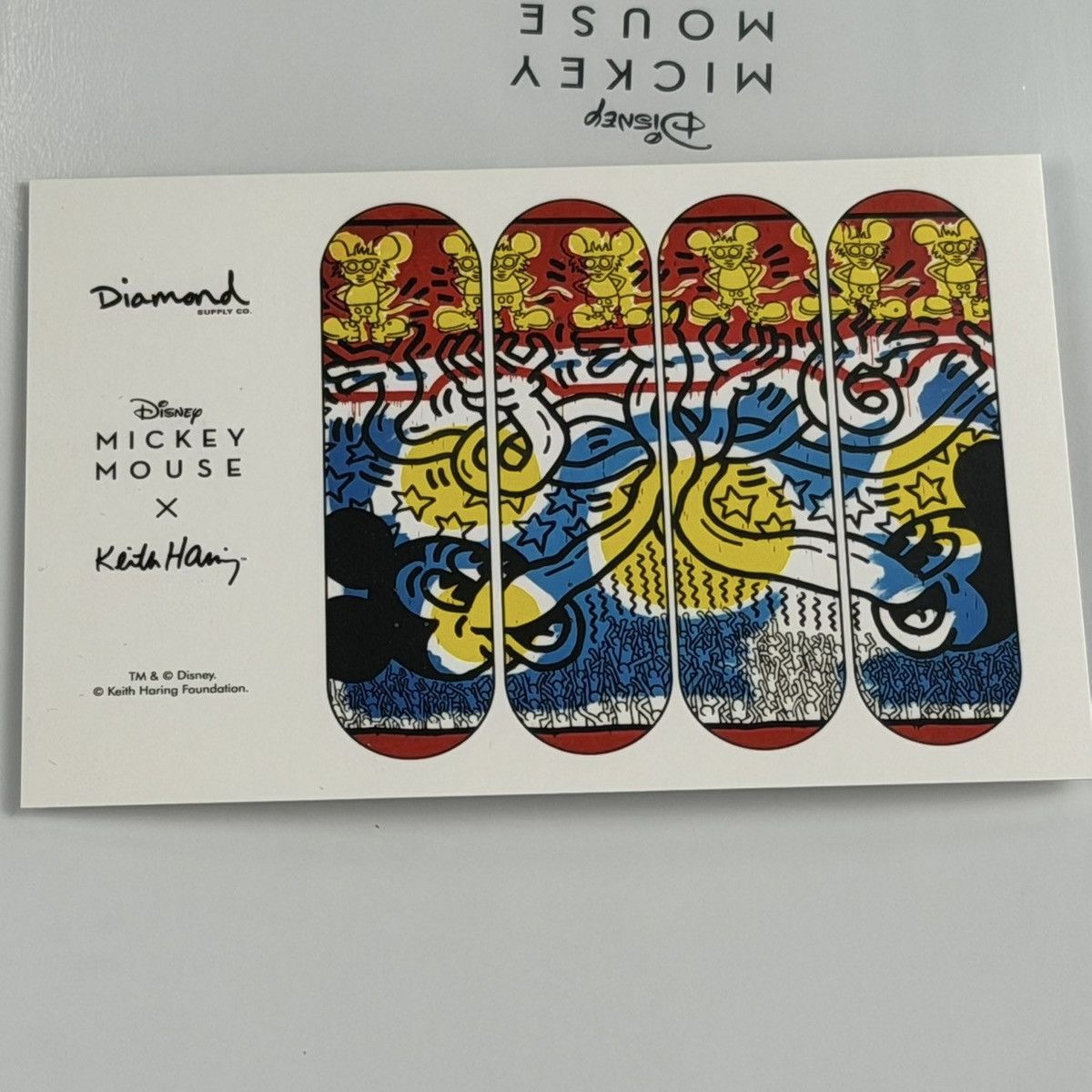 Diamond Supply Co. × Keith Haring NEW Diamond Supply Co. Disney Keith Haring Mickey Deck Set Size ONE SIZE - 2 Thumbnail