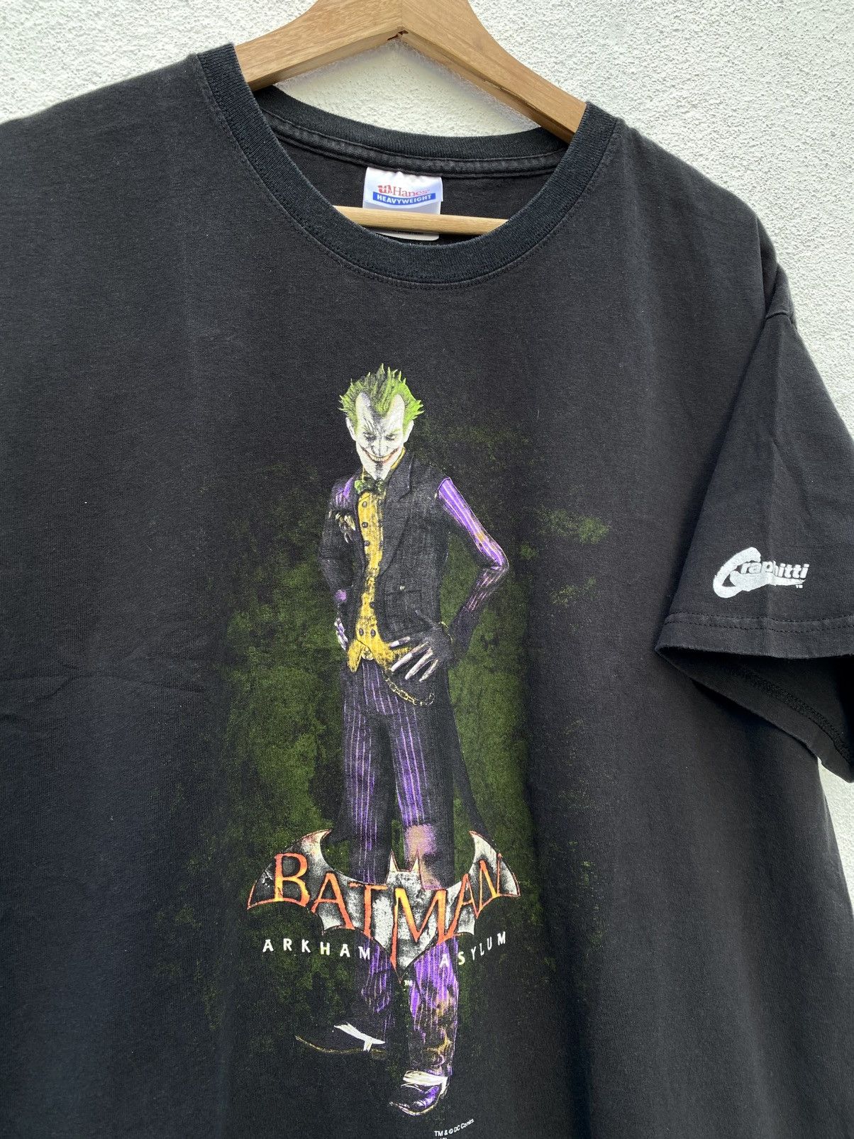 Vintage Vintage Batman Arkham Asylum Joker Game Promo Size US XL / EU 56 / 4 - 2 Thumbnail