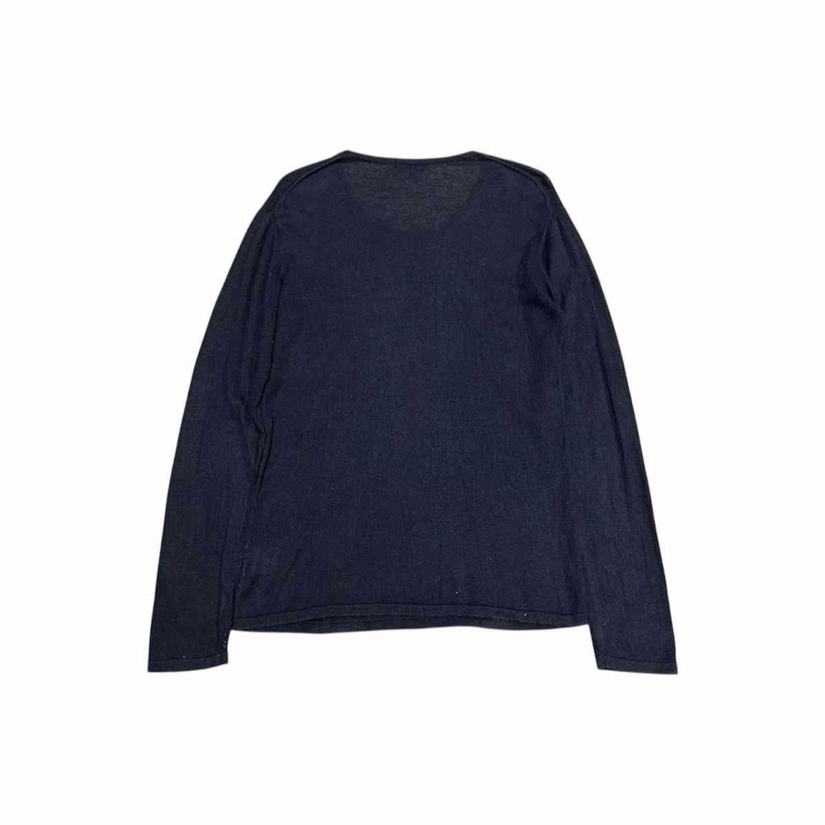 Burberry 🔥Y2K Vintage Burberry Black Label Hemp Ls Shirt See-thru Size US XL / EU 56 / 4 - 11 Thumbnail