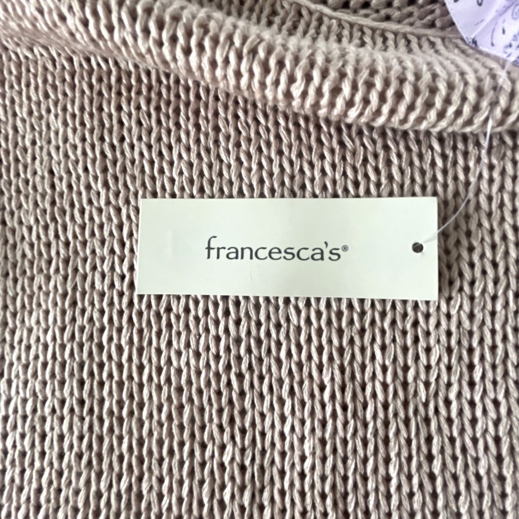 Pinko NWT Alya Cardigan Sweater Pink Knit Cotton Blend Acrylic Light Pink Size M Women Pullover Modern Preppy Classic CK Womens Size M / US 6-8 / IT 42-44 - 7 Thumbnail