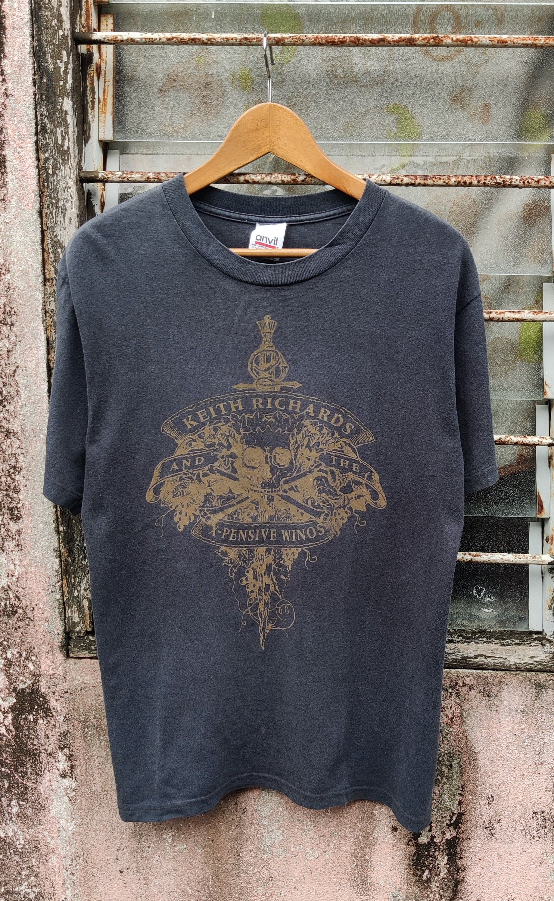 Band Tees Vintage Sun Faded Keith Richards X Winos Rock Band Shirt Size US M / EU 48-50 / 2 - 2 Thumbnail