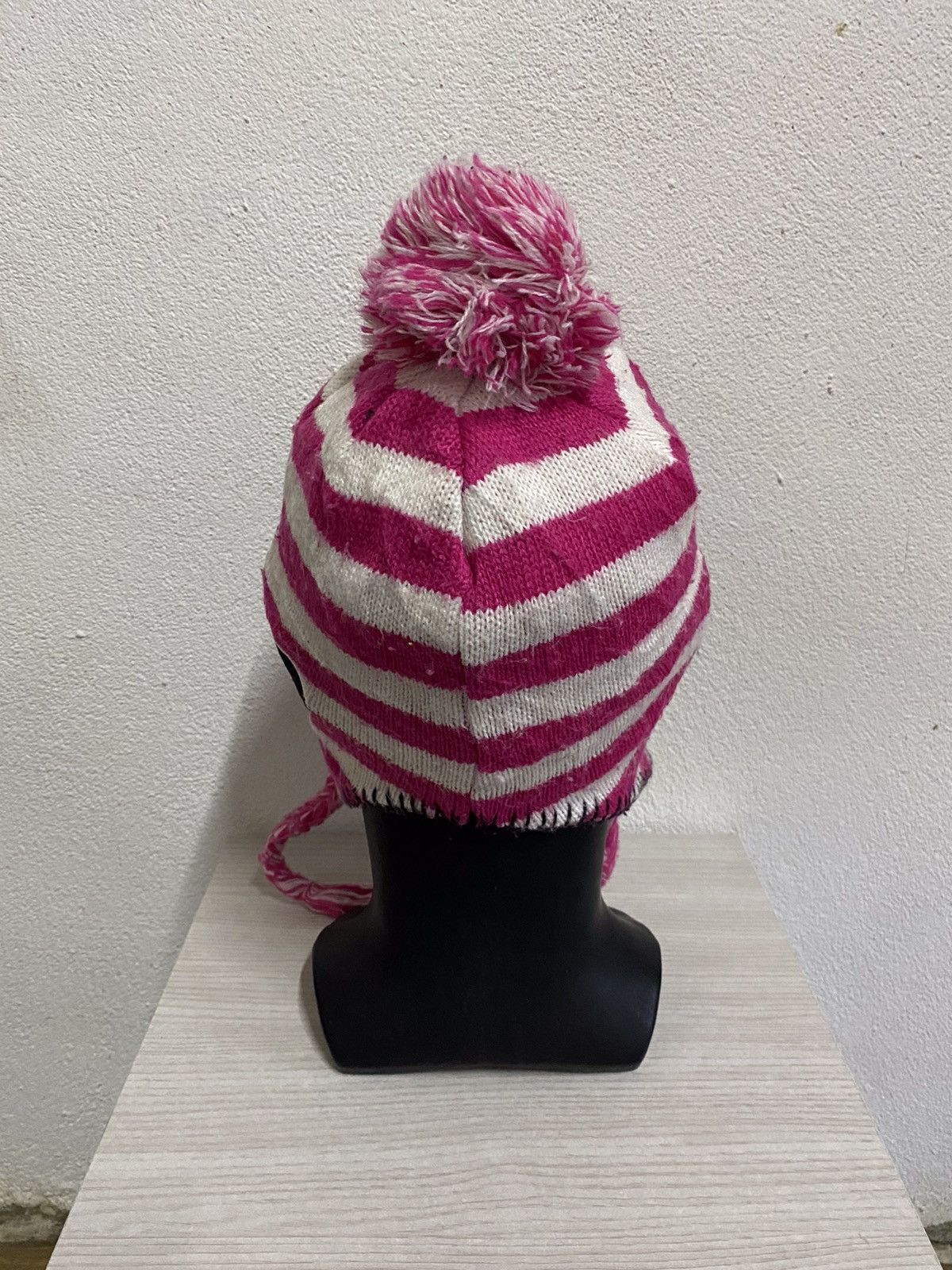 Vintage Barbie Stripe Design Beanie Hat Size ONE SIZE - 5 Thumbnail