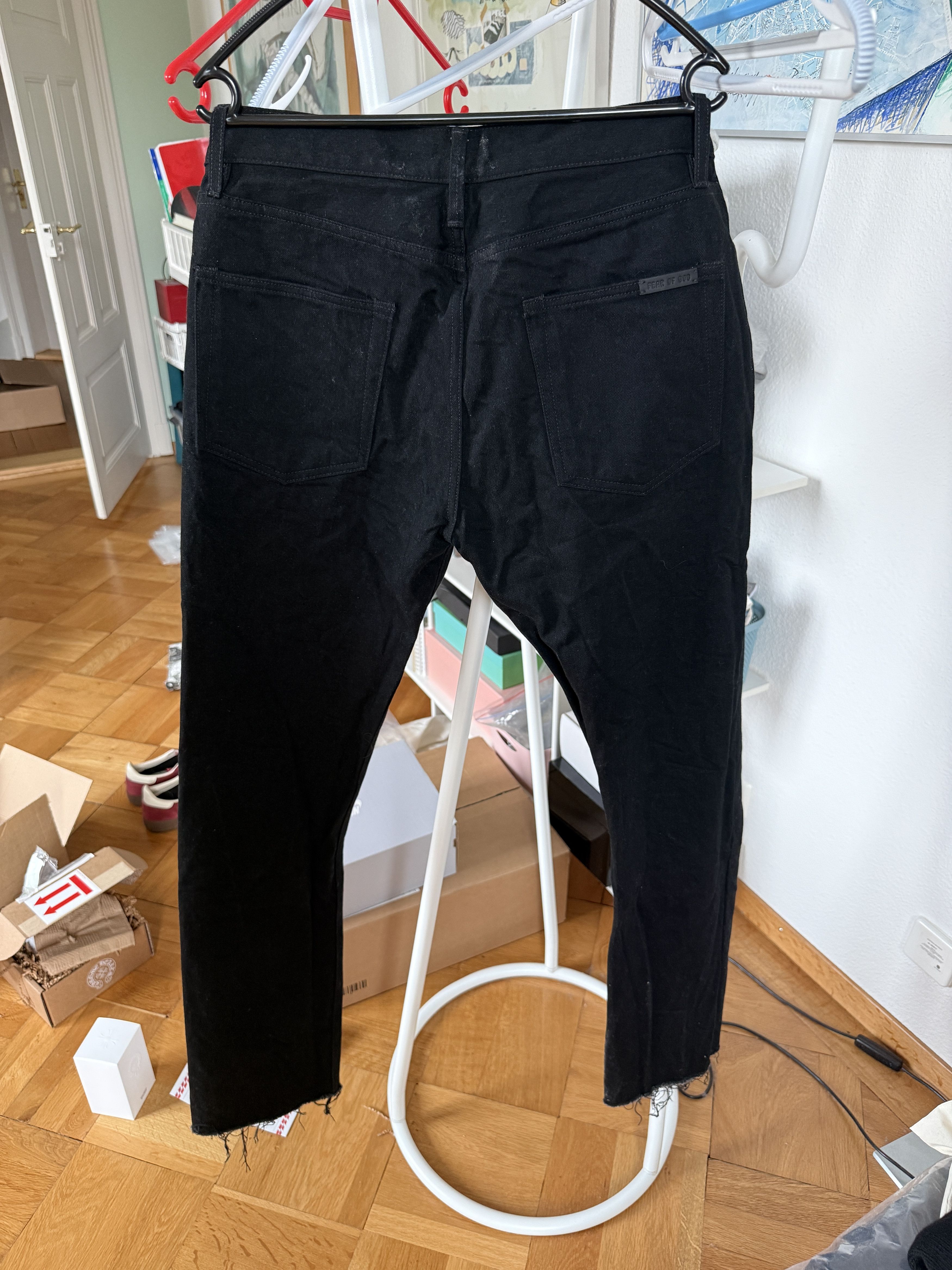 Fear of God Black Denim Size US 33 - 2 Thumbnail