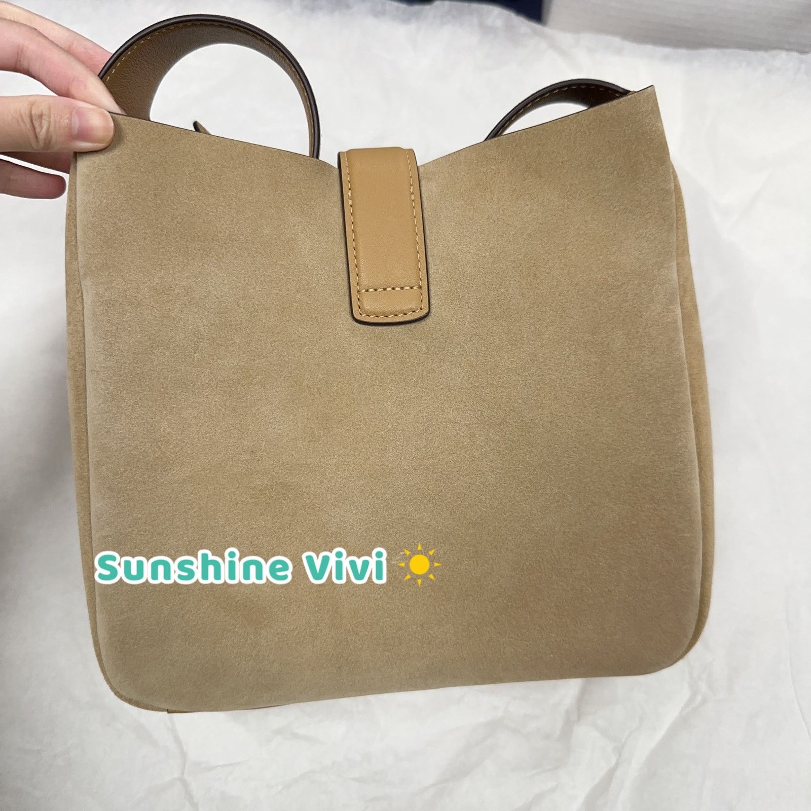 Coach NWT Coach Hadley Convertible Crossbody Bag Suede CW004 Size ONE SIZE - 3 Thumbnail