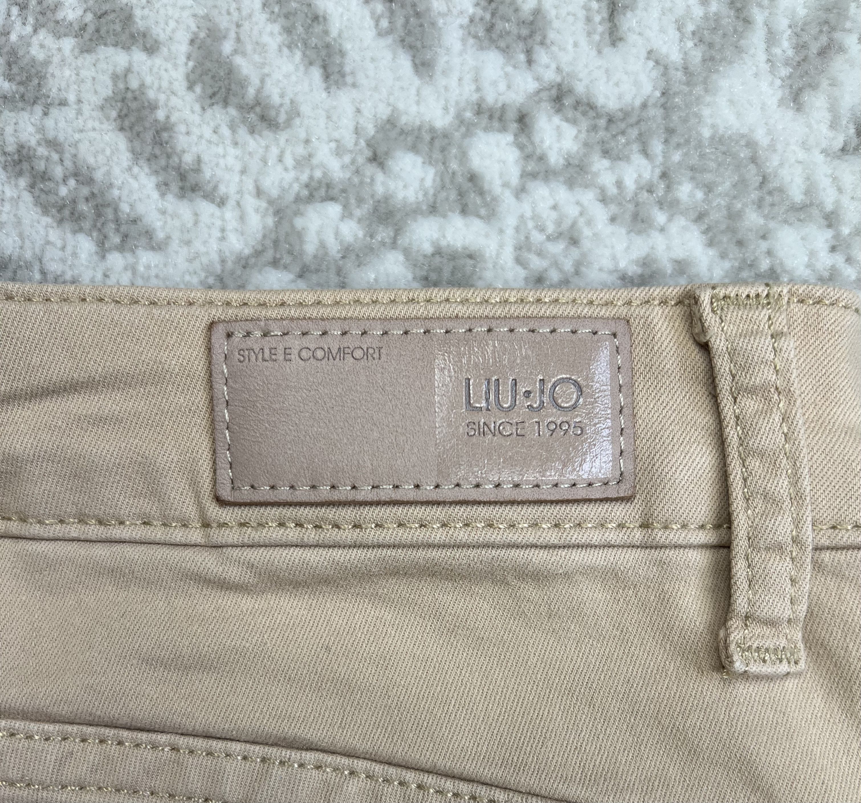 Liu Jo Liu Jo Beige Jeans Embroidered Hem Size 27" / US 4 / IT 40 - 9 Thumbnail