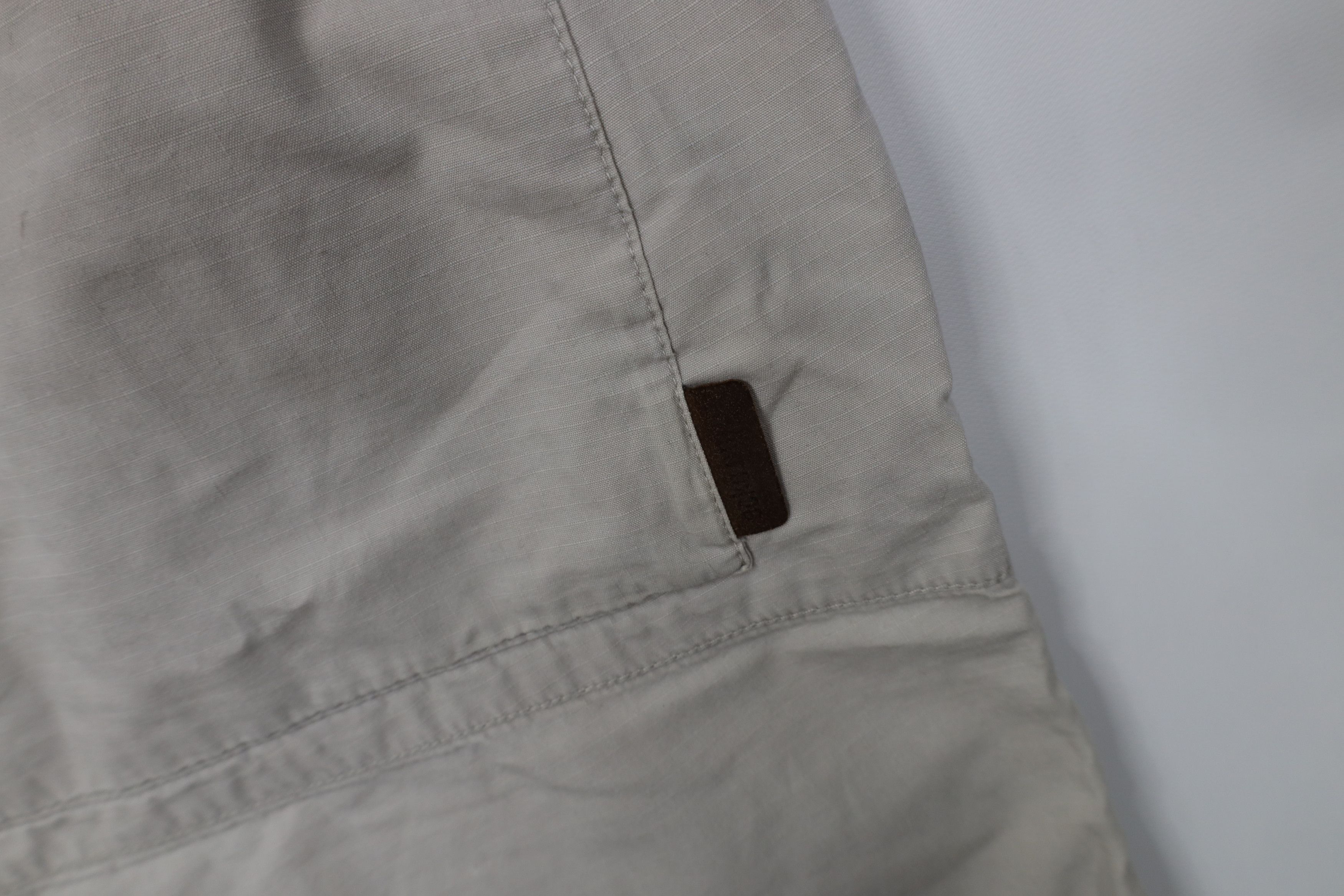 Ecko Unltd. Vintage 90s Y2K Ecko Baggy Ripstop Cargo Shorts Beige Cotton Size US 38 / EU 54 - 15 Thumbnail
