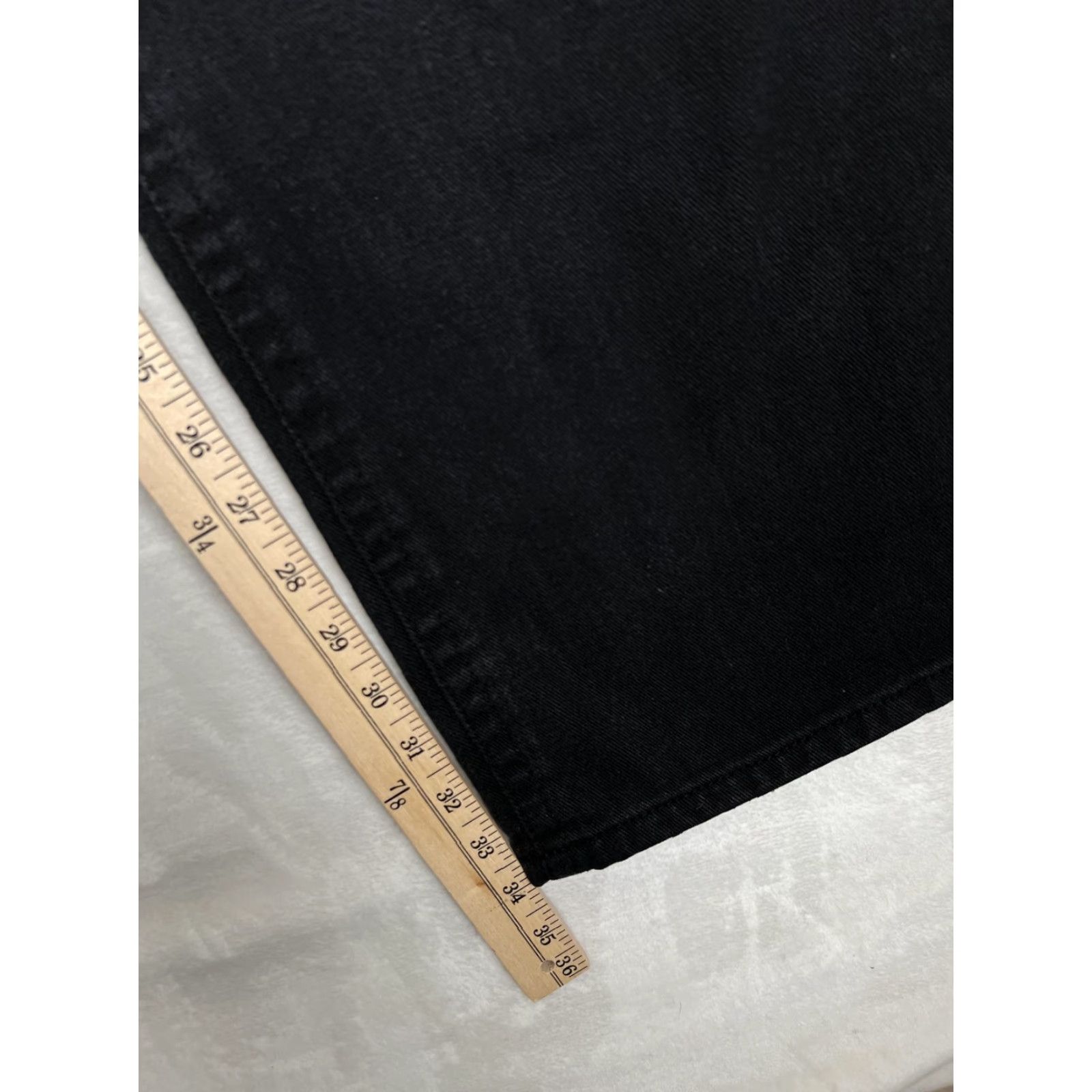Enyce VTG Enyce Jeans Mens 48x34 Black Straight Leg Denim Sean Combs Co Y2K Hip Hop Jeans Mens Black 50 Inseam Dark Wash Pockets Cotton Zip Five-Pocket Mens Size US 32 / EU 48 - 2 Thumbnail