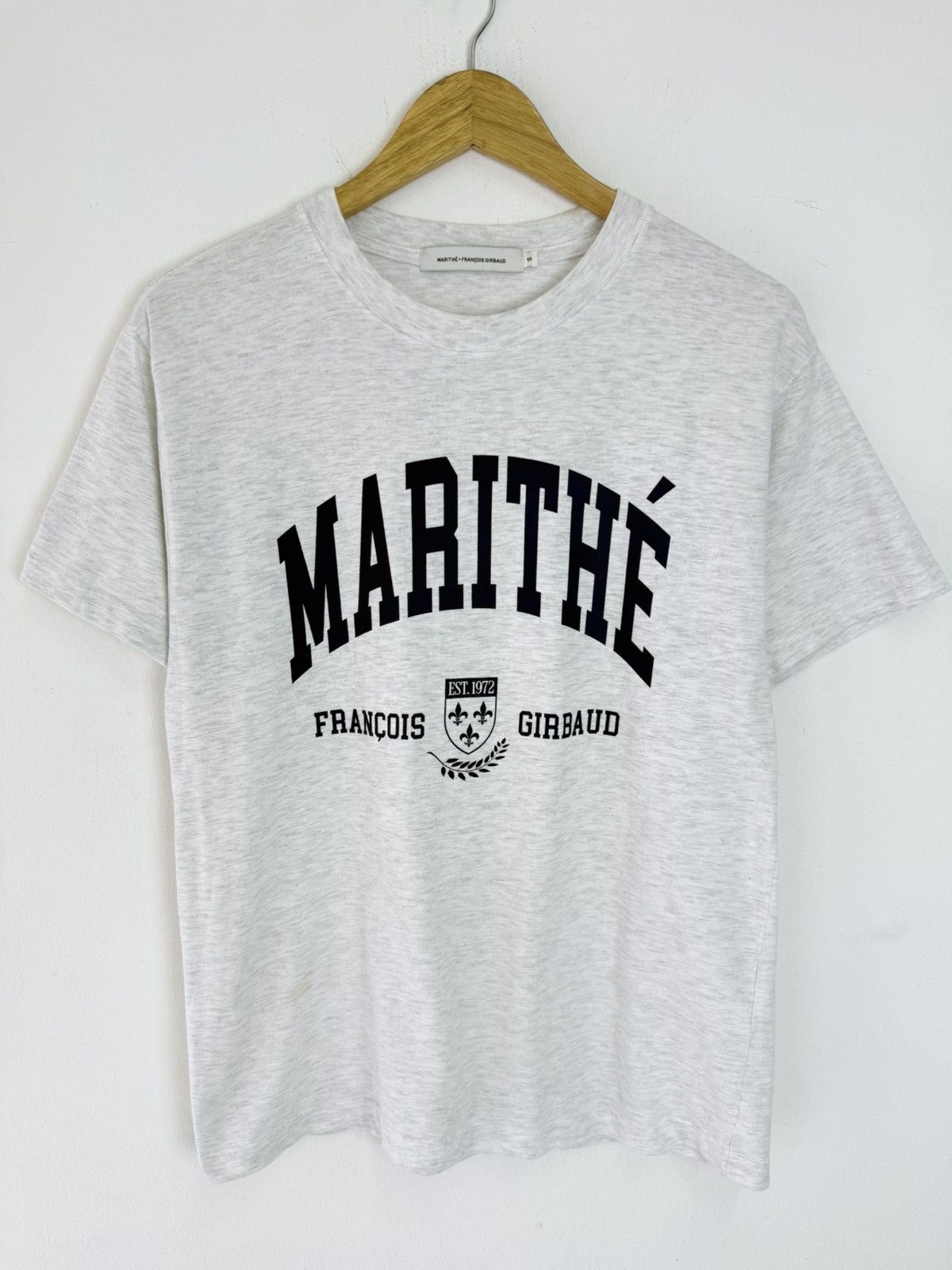 Marithe + Francois Girbaud Marithe Francois Girbaud College Parody Tee. Size US S / EU 44-46 / 1 - 1 Thumbnail