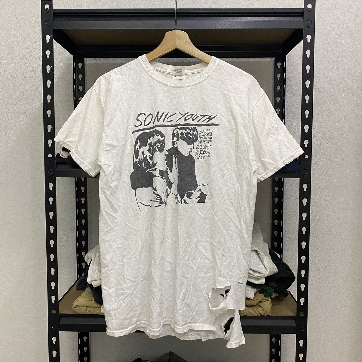 Band Tees × Vintage Vintage Sonic Youth Band Tshirt Disstressed❗️ Size US M / EU 48-50 / 2 - 1 Thumbnail