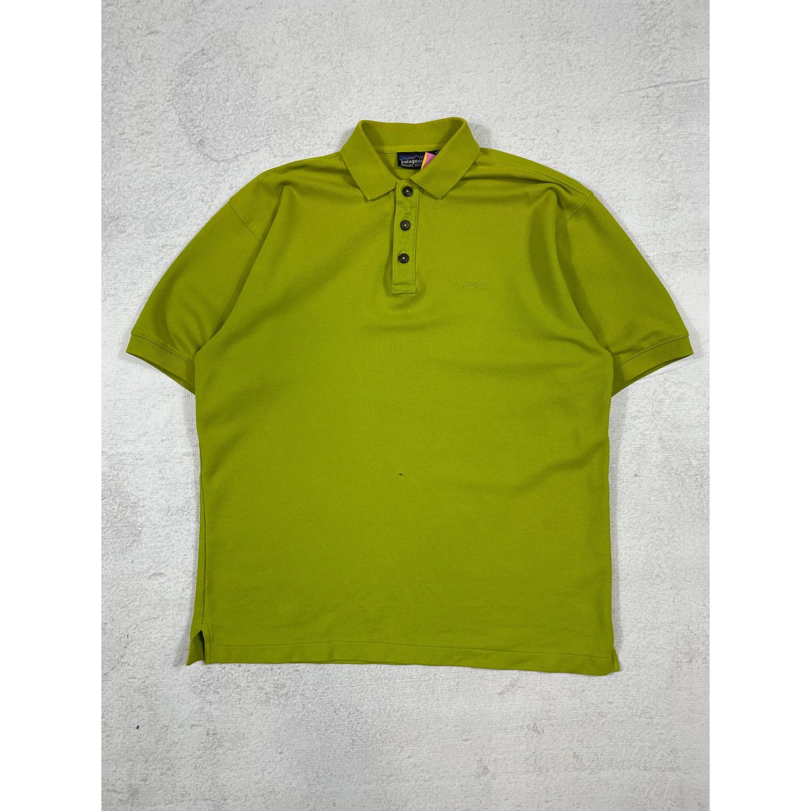 Patagonia Vintage Patagonia Green Short-Sleeve Polo Shirt - Mens Small Size US S / EU 44-46 / 1 - 1 Thumbnail
