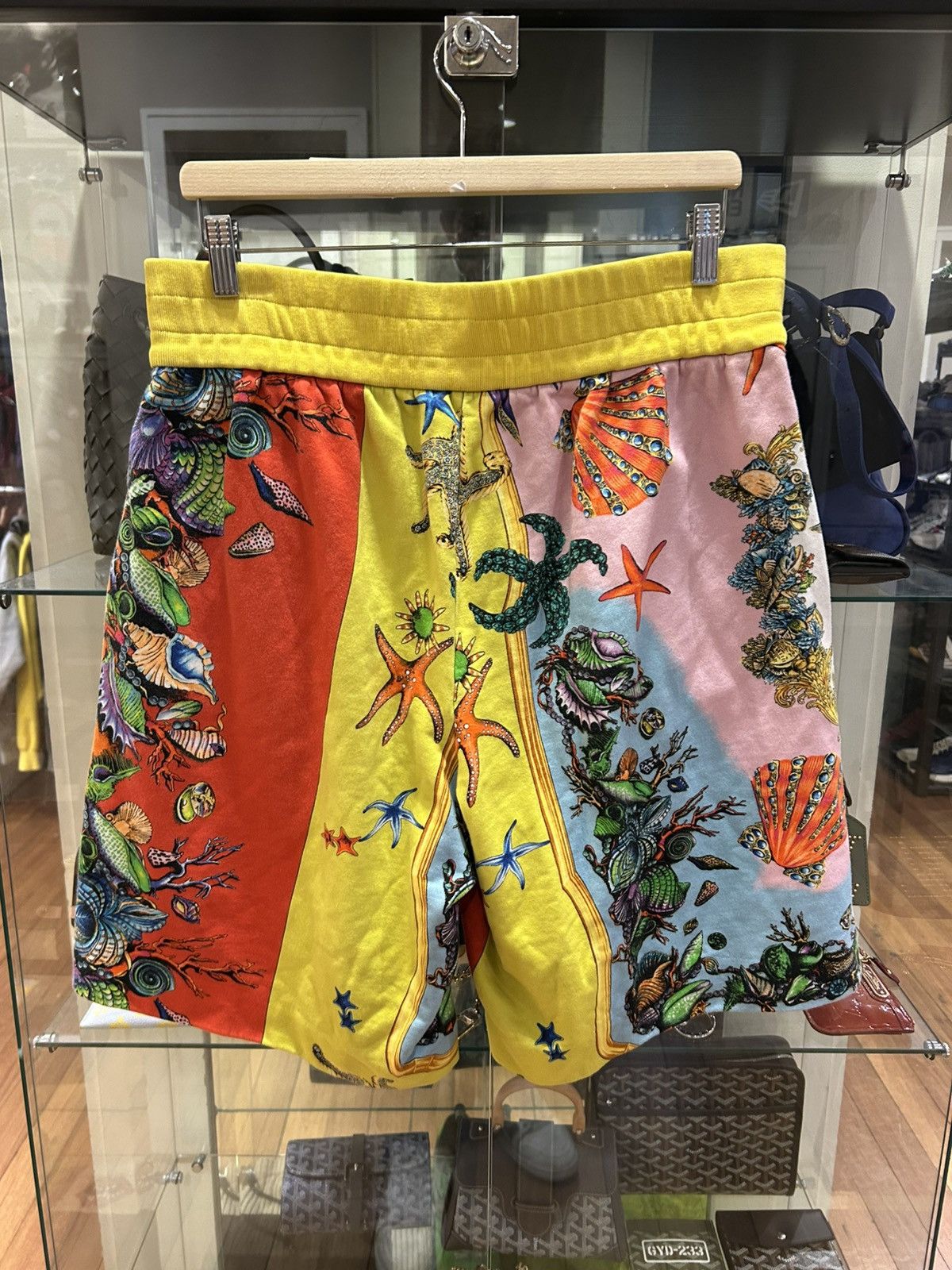 Versace Versace Tresor De La Mer Sea Shell Print Shorts Size US 34 / EU 50 - 2 Thumbnail