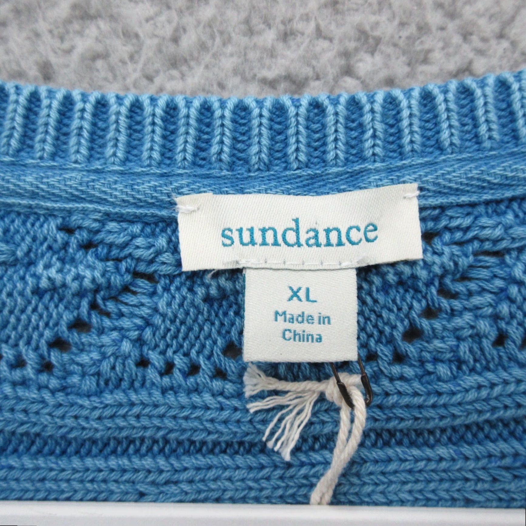 J.Crew Sundance Pullover Rita Easy Cableknit Sweater Womens XL Blue Size S / US 4 / IT 40 - 2 Thumbnail
