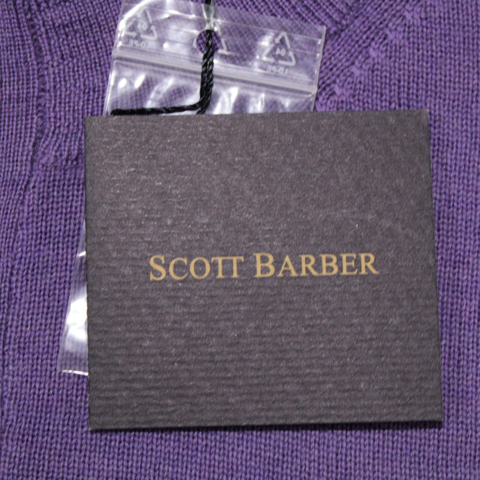 Scott Barber Scott Barber Sweater Size US L in Purple Size US L / EU 52-54 / 3 - 4 Thumbnail