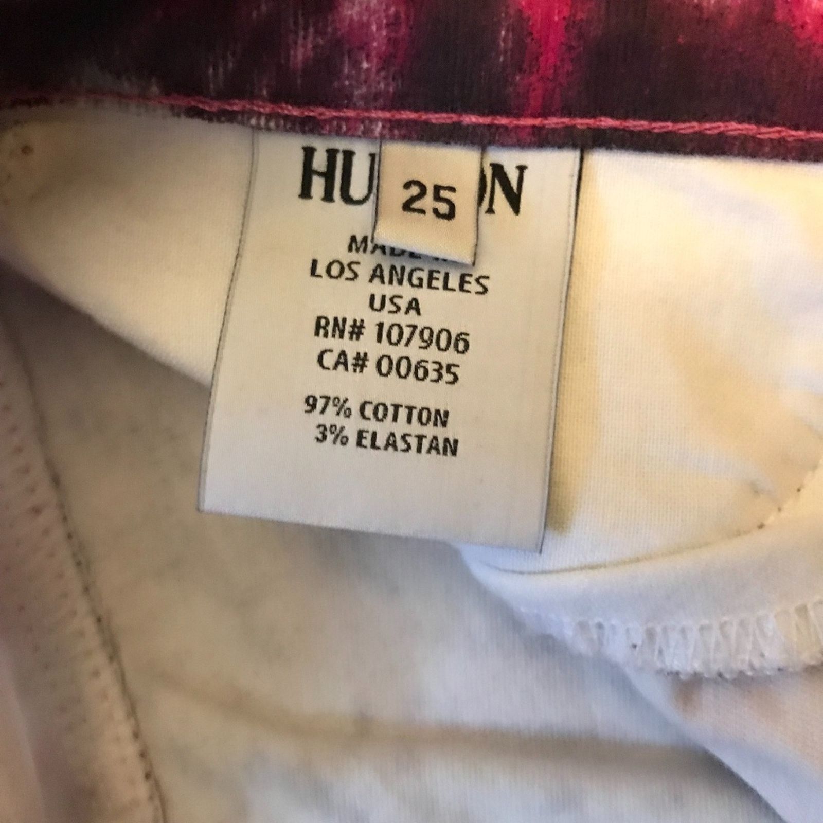 Hudson NEW Hudson Nico Pink Galaxy Super Skinny Corduroy Pants 25 Size 25" / US 0 / IT 36 - 8 Thumbnail