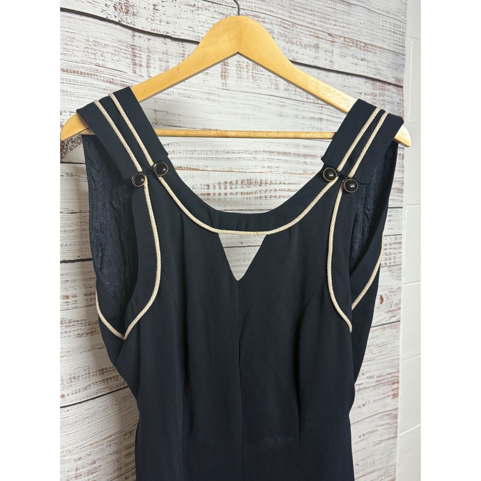Anthropologie Cartonnier Whitney Jumpsuit Wide Legs 6