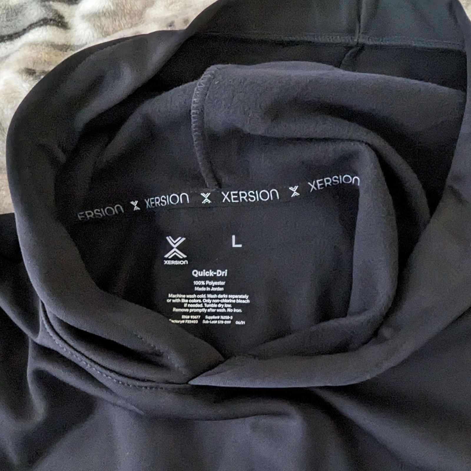 Other Xersion Men's Fleece Hoodie XL Black Pullover Sweatshirt Size US XL / EU 56 / 4 - 4 Thumbnail