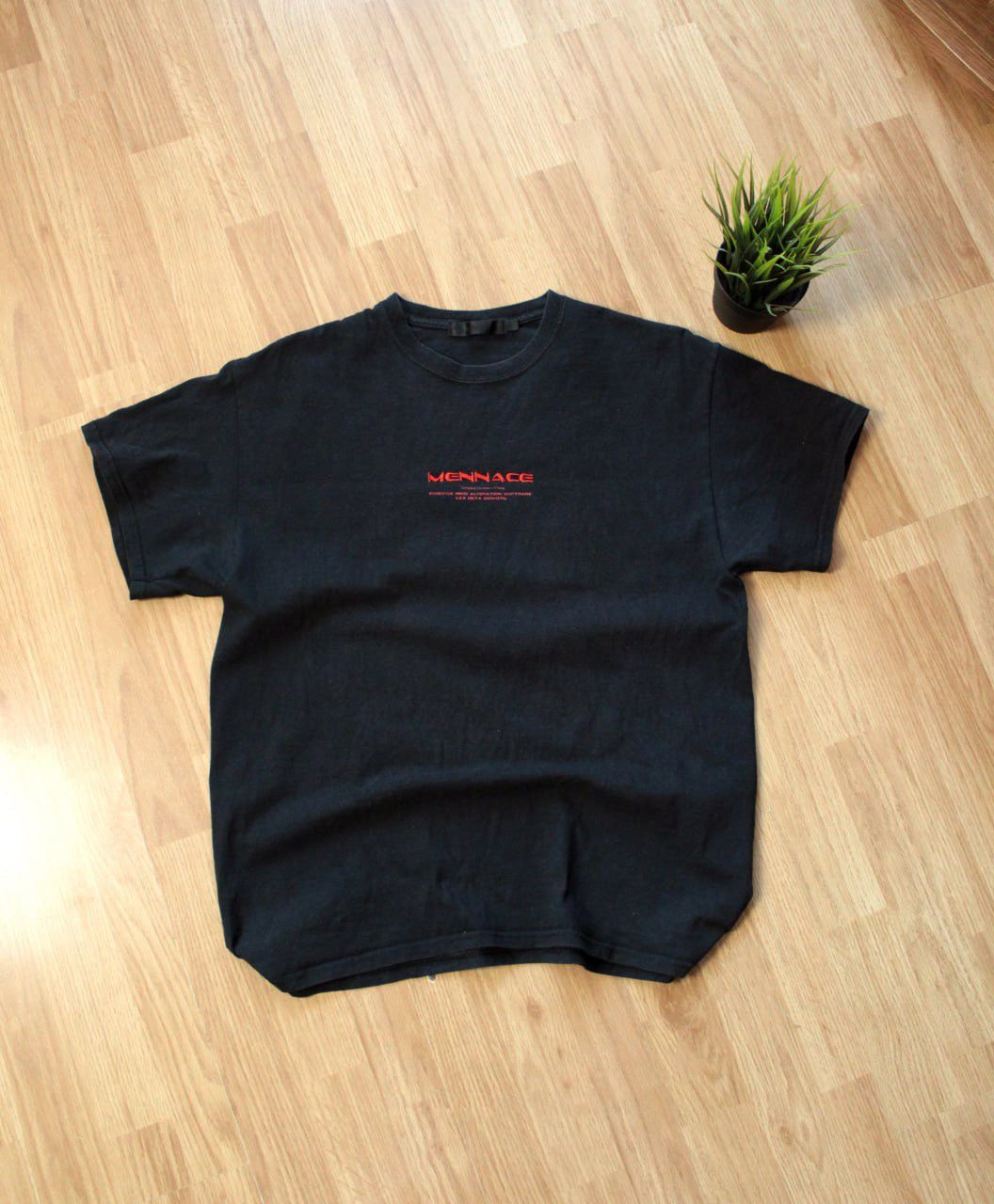 Menace 🔥 Mennace Art Avant Garde Y2K T Shirt Punk Gothic Tee Size US M / EU 48-50 / 2 - 3 Thumbnail