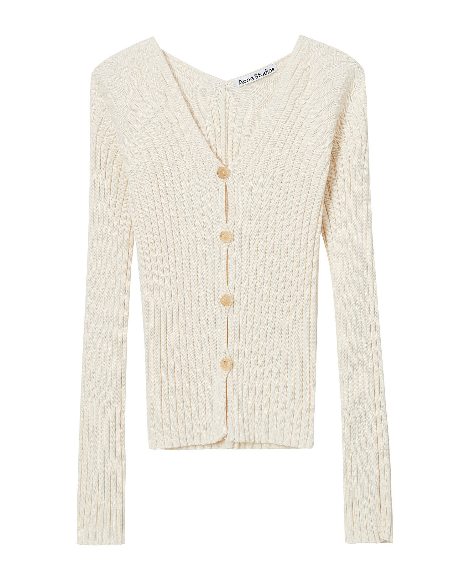 Acne Studios Acne Studios V Collar Cardigan Size XXS / US 00 / IT 34 - 1 Thumbnail