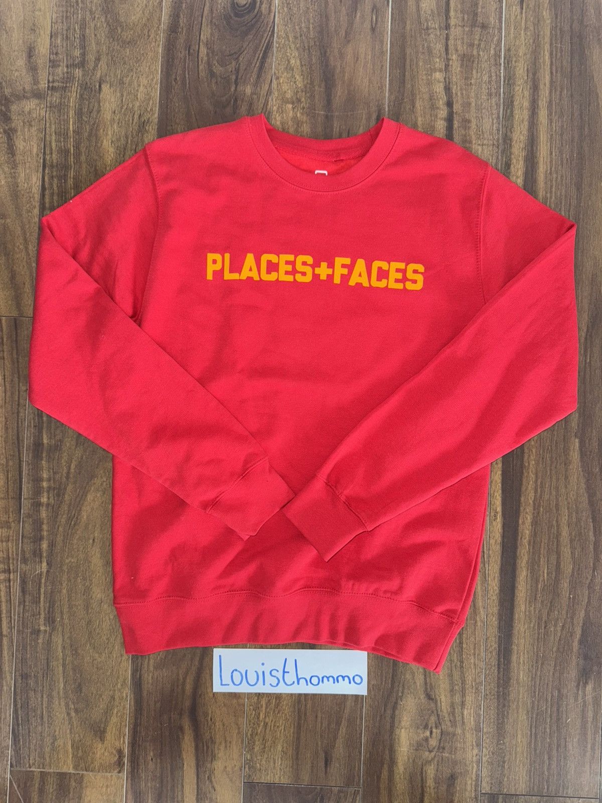 Places + Faces Places Plus Faces Red sweatshirt & zine magazine extra Size US M / EU 48-50 / 2 - 3 Thumbnail