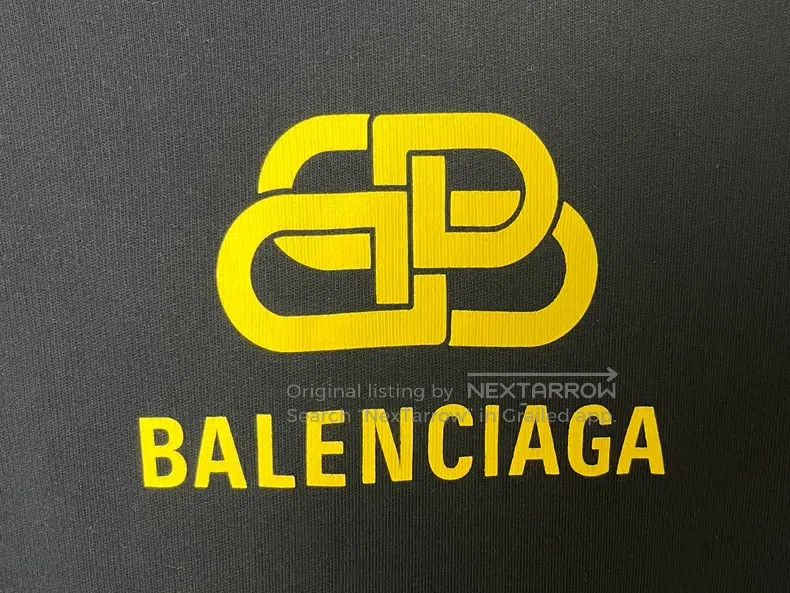 Balenciaga Balenciaga Black and yellow buckle sweatshirt Size US S / EU 44-46 / 1 - 3 Thumbnail