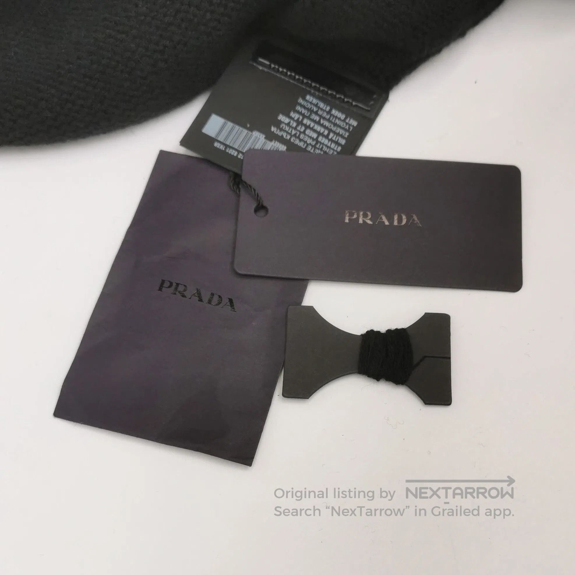 Prada Prada Black Cashmere High. Size S / US 4 / IT 40 - 3 Thumbnail
