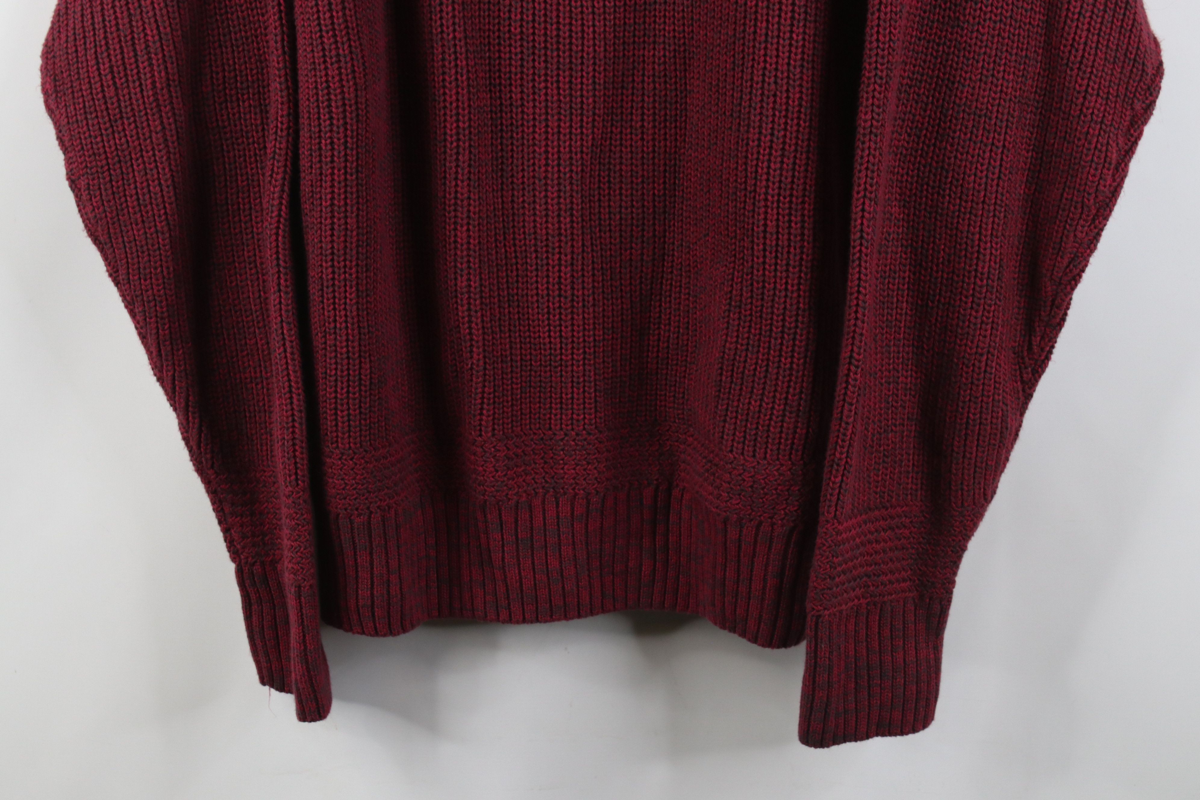 Vintage Vintage 90s Streetwear Commando Ribbed Knit Henley Sweater Size US L / EU 52-54 / 3 - 3 Thumbnail