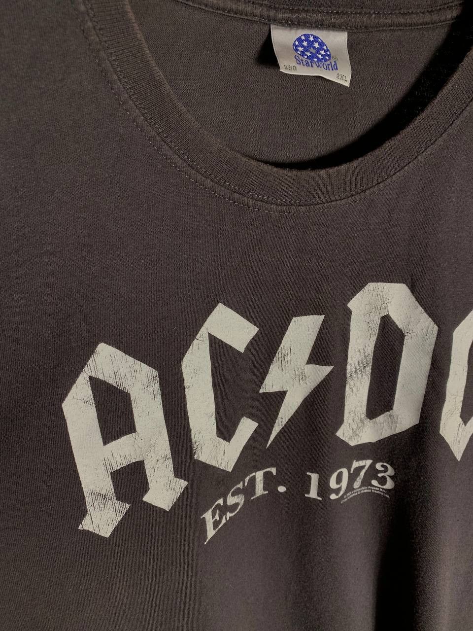 Band Tees Vintage AC/DC World Tour Rock T-shirt Metal Punk Y2K 90s Size US XXL / EU 58 / 5 - 5 Thumbnail