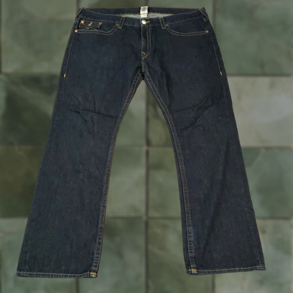 True Religion True Religion Pants Mens Size 44x31 Blue Denim Straight Leg Casual Zipper Pants Mens 44 Blue Denim Straight Inseam 31 Size US 44 / EU 60 - 1 Thumbnail