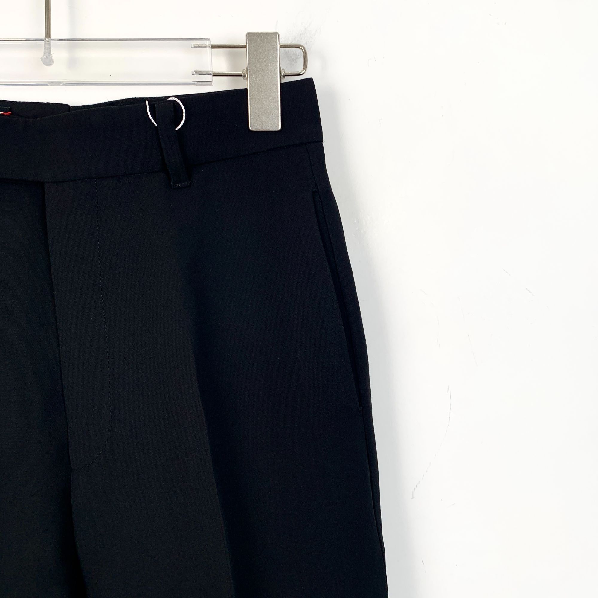 Gucci Gucci Black Logo Silk-Wool Blend Casual Trousers (Size 36) Size 36" / US 14 / IT 50 - 7 Thumbnail