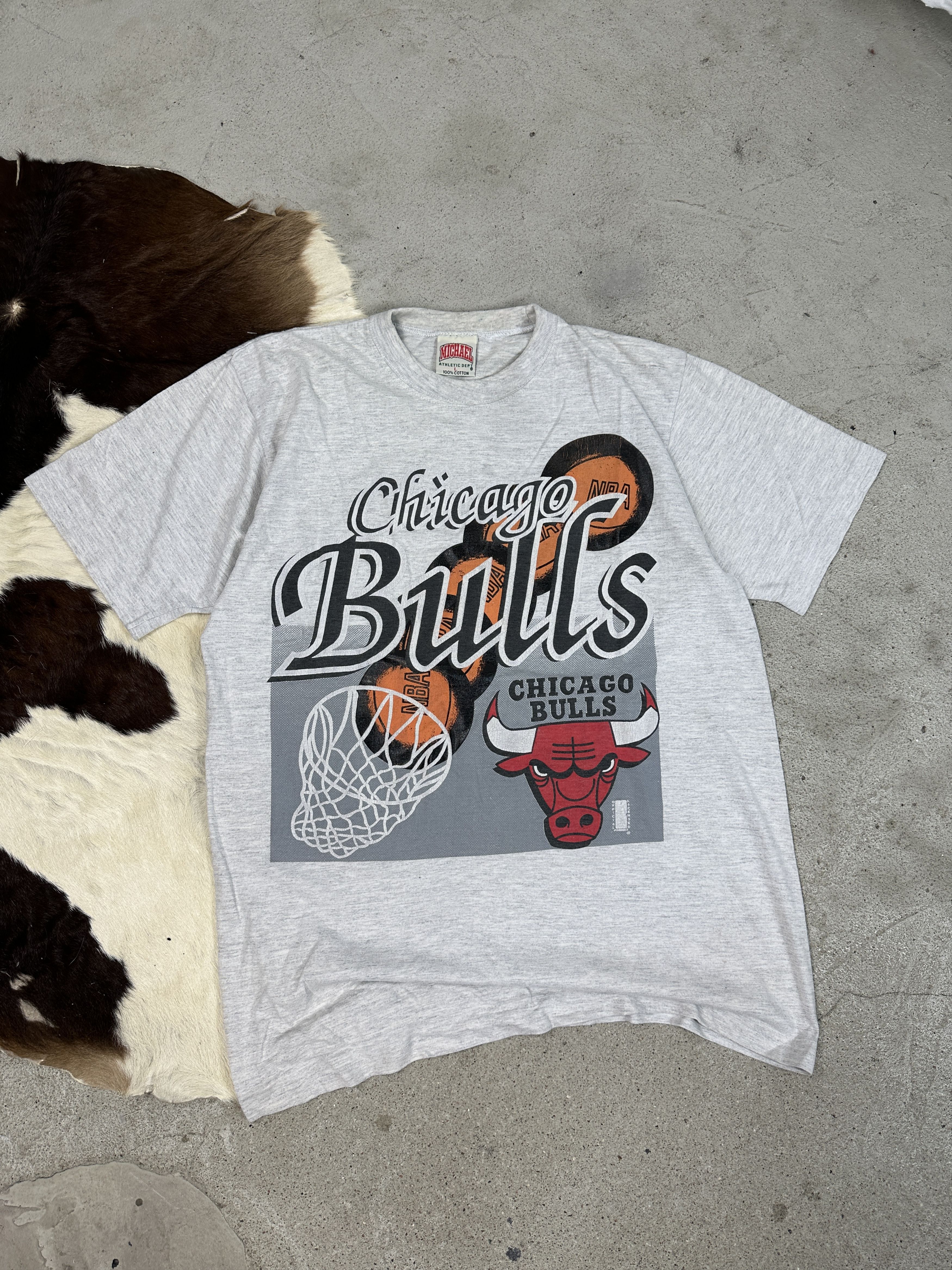 Vintage Vintage Casual Sporty Baseball Chicago Bulls 90s T-shirt Size US L / EU 52-54 / 3 - 1 Thumbnail