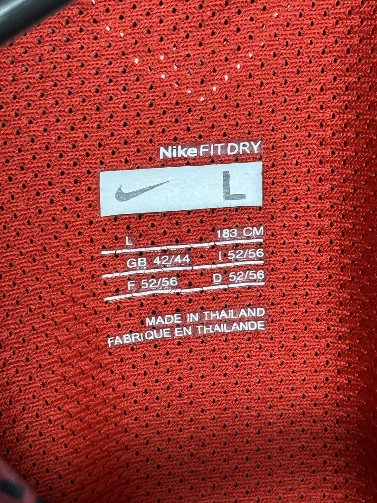 Nike Vintage Manchester United Training Football Jersey T-Shirt Size US L / EU 52-54 / 3 - 9 Thumbnail