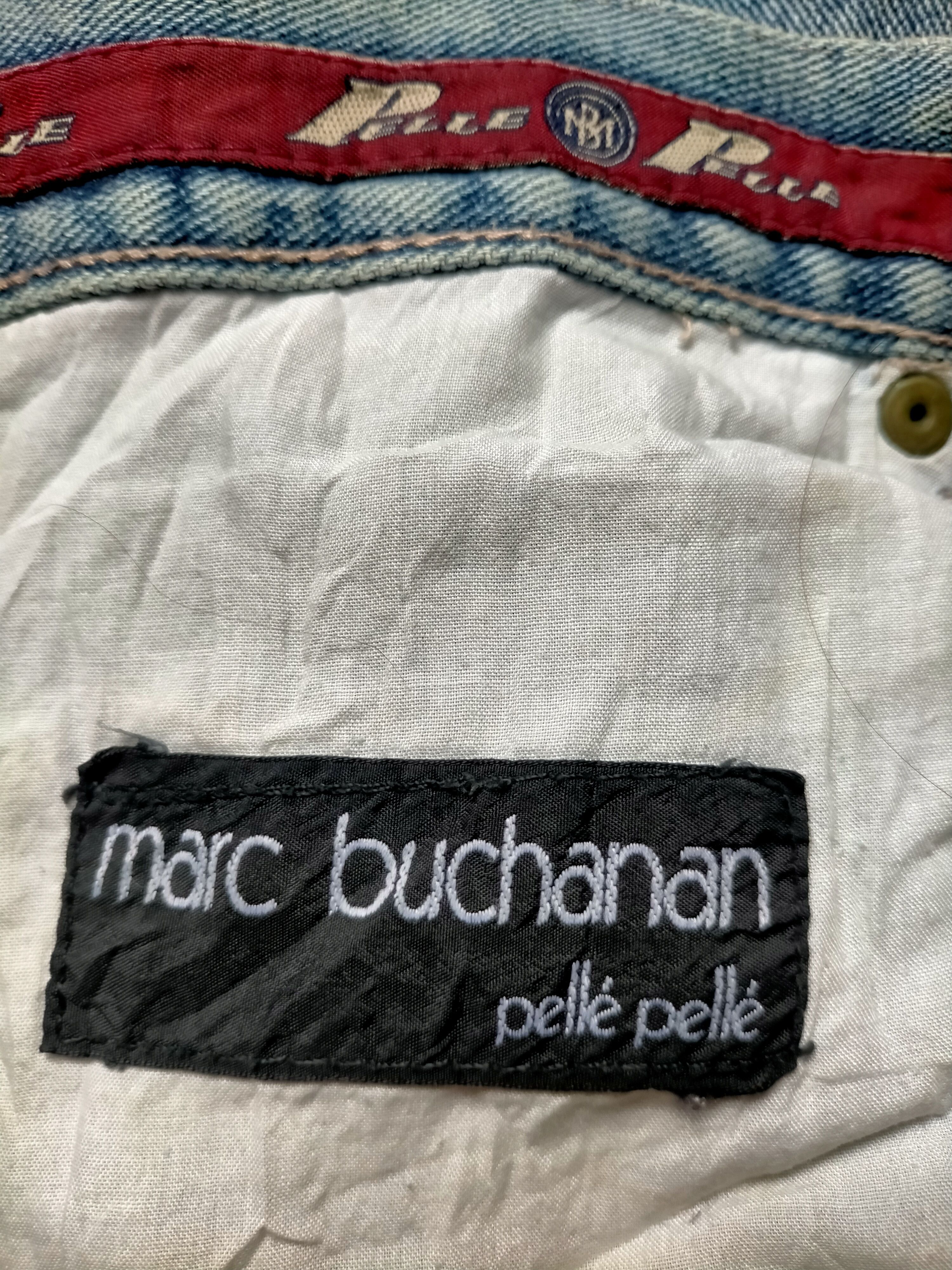 Pelle Pelle Pelle Pelle Marc Buchanan Embroidered Baggy Jeans Size US 36 / EU 52 - 20 Thumbnail