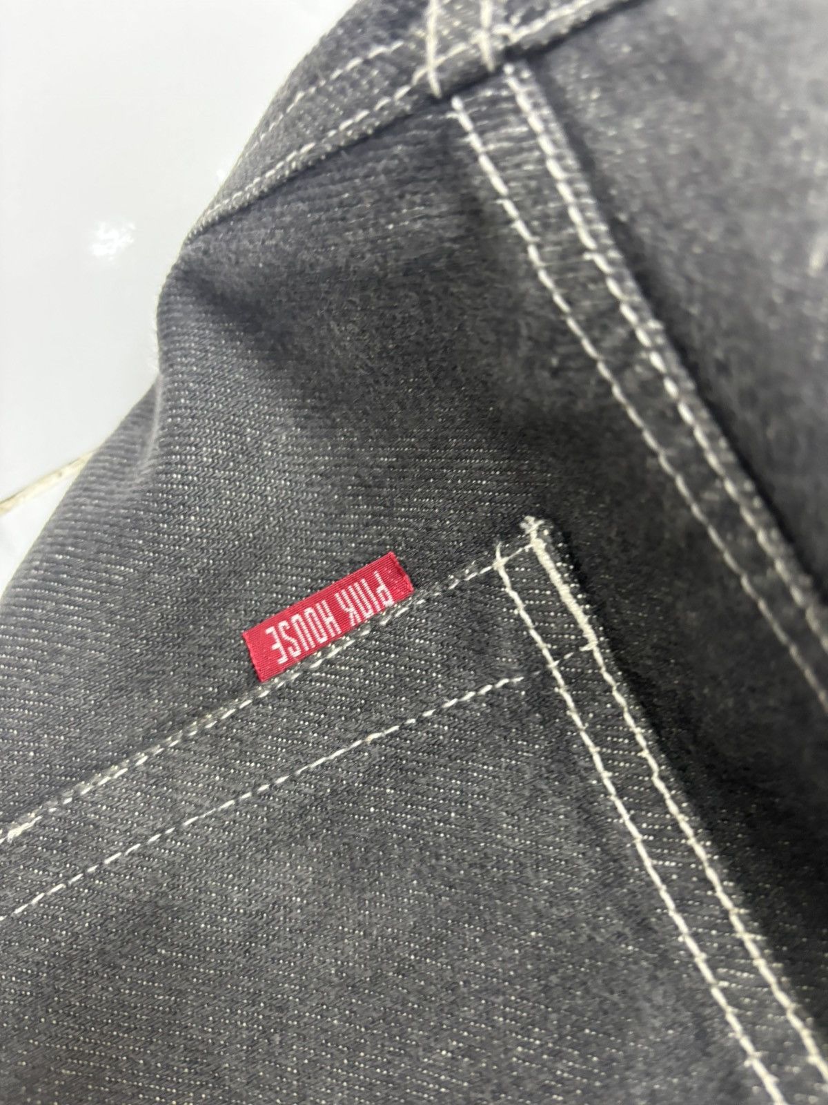 Helmut Lang 🔥PINK HOUSE BLACK JEANS DISTRESSED DENIM Size US 30 / EU 46 - 10 Thumbnail
