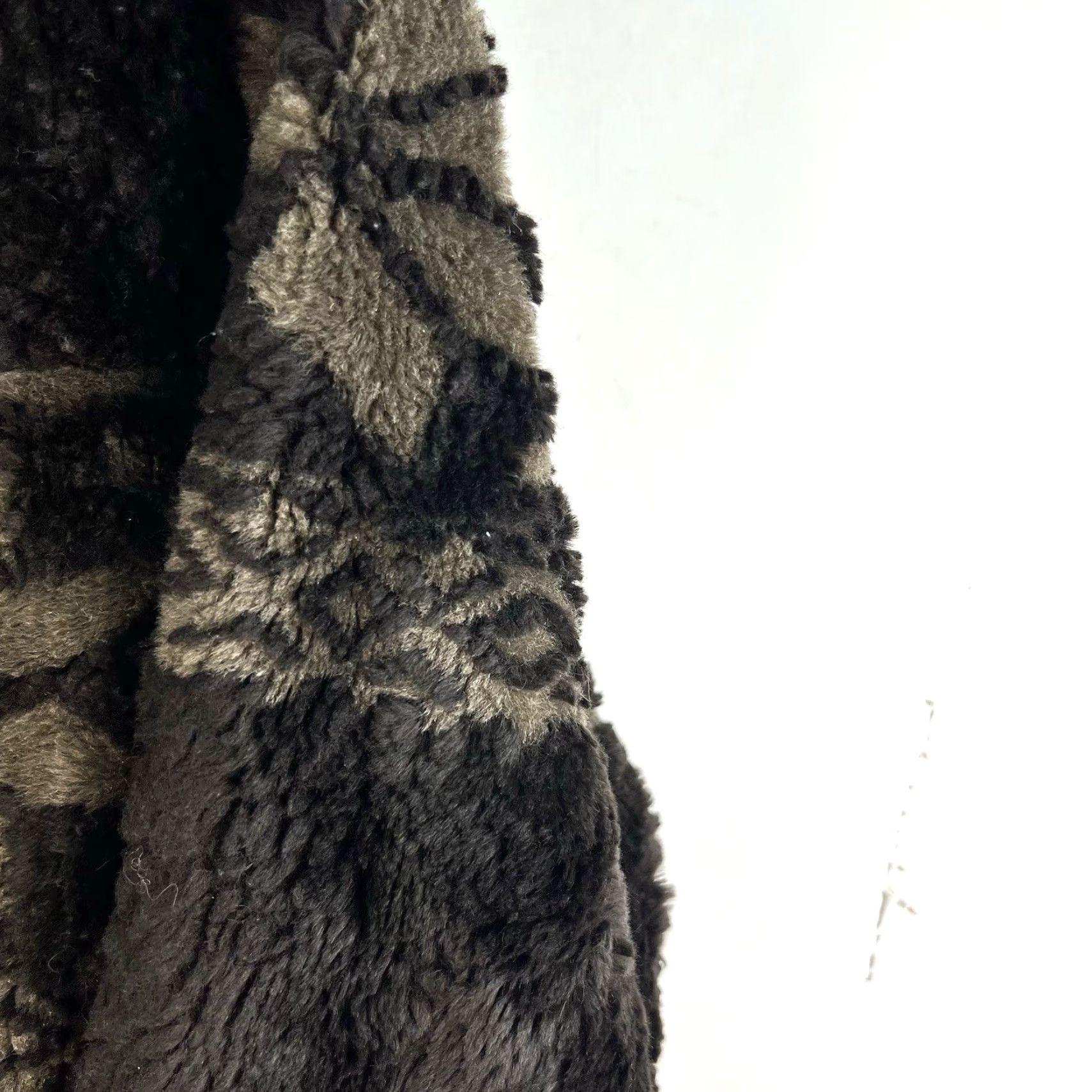 Vintage VINTAGE Coastlines Faux Fur Sherpa Jacket Womens Size L Brown Made in Canada Size L / US 10 / IT 46 - 2 Thumbnail